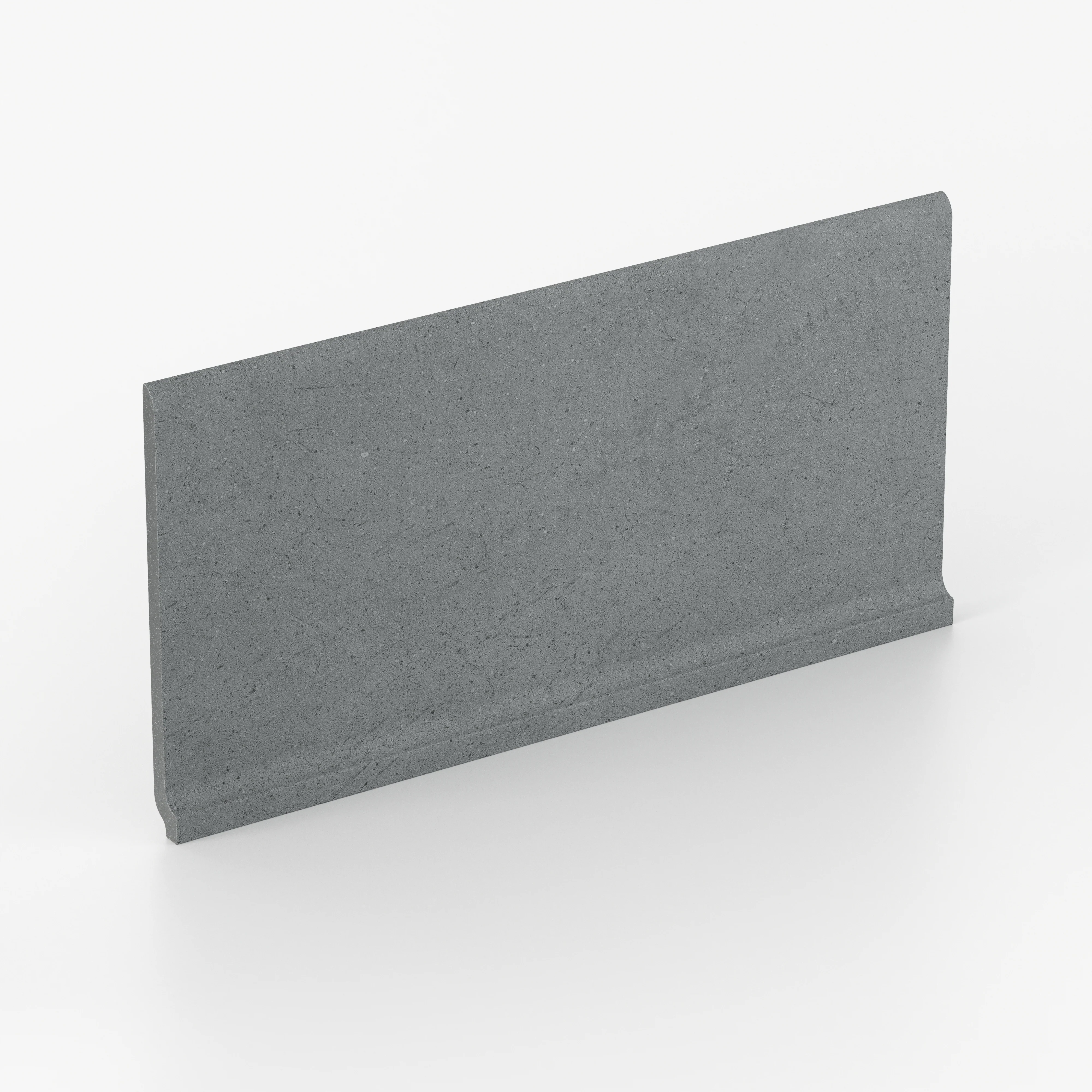 Palmer 6 x 12 Matte Porcelain Cove Base Tile in Grey - Image 2