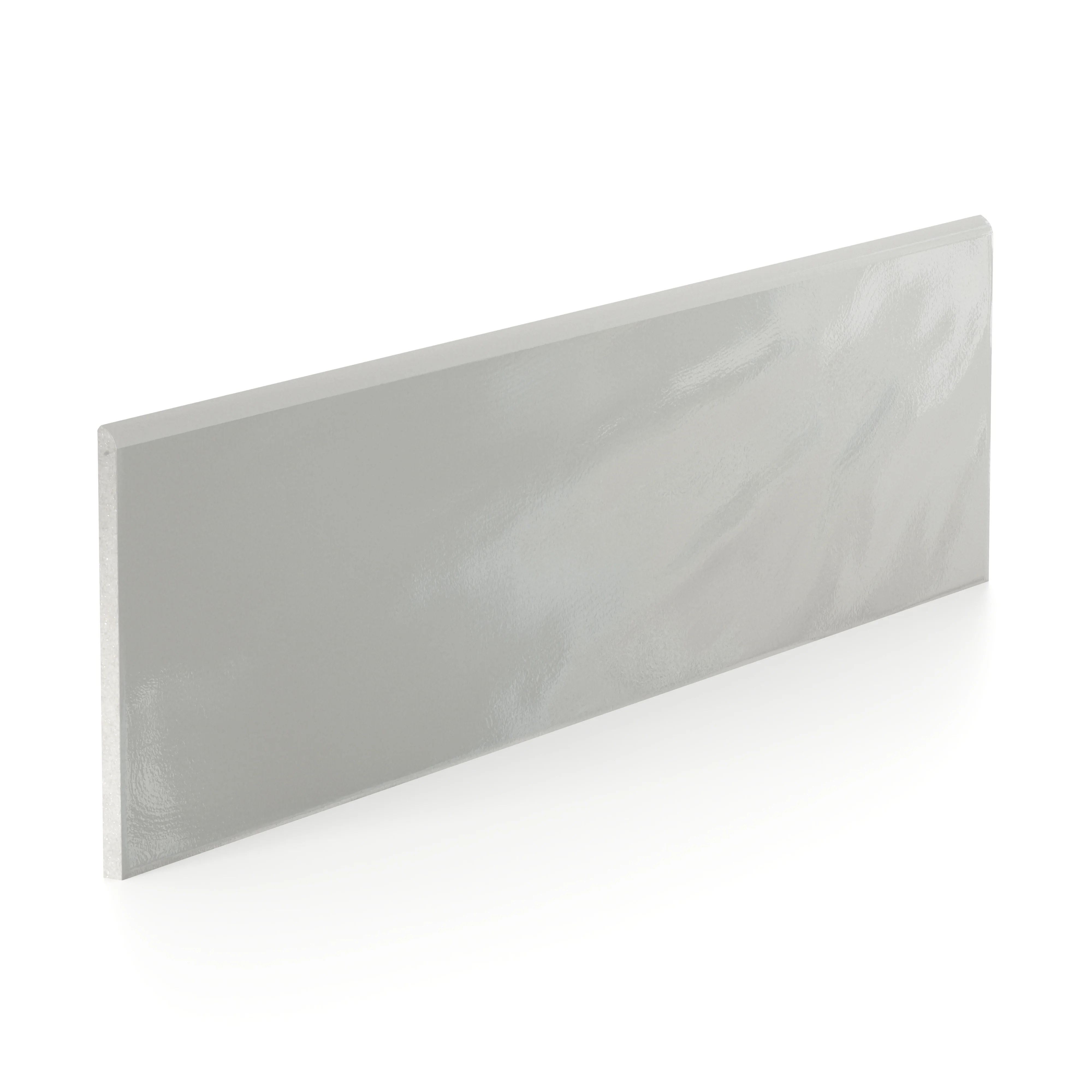 Palmer 6 x 24 Glossy Porcelain Bullnose Tile in Olive - Image 2