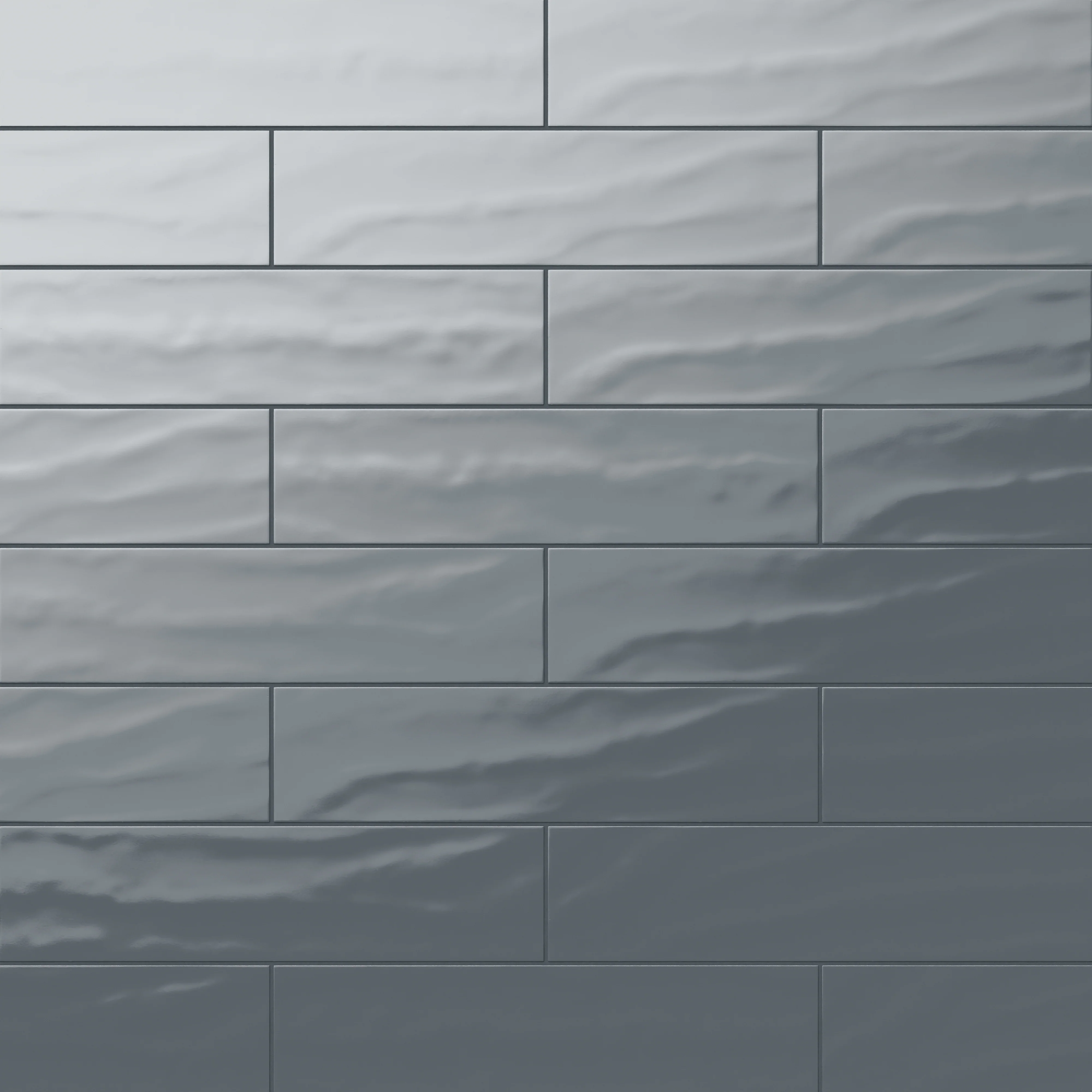 Palmer 6 x 24 Glossy Porcelain Tile in Blue Grey - Image 6