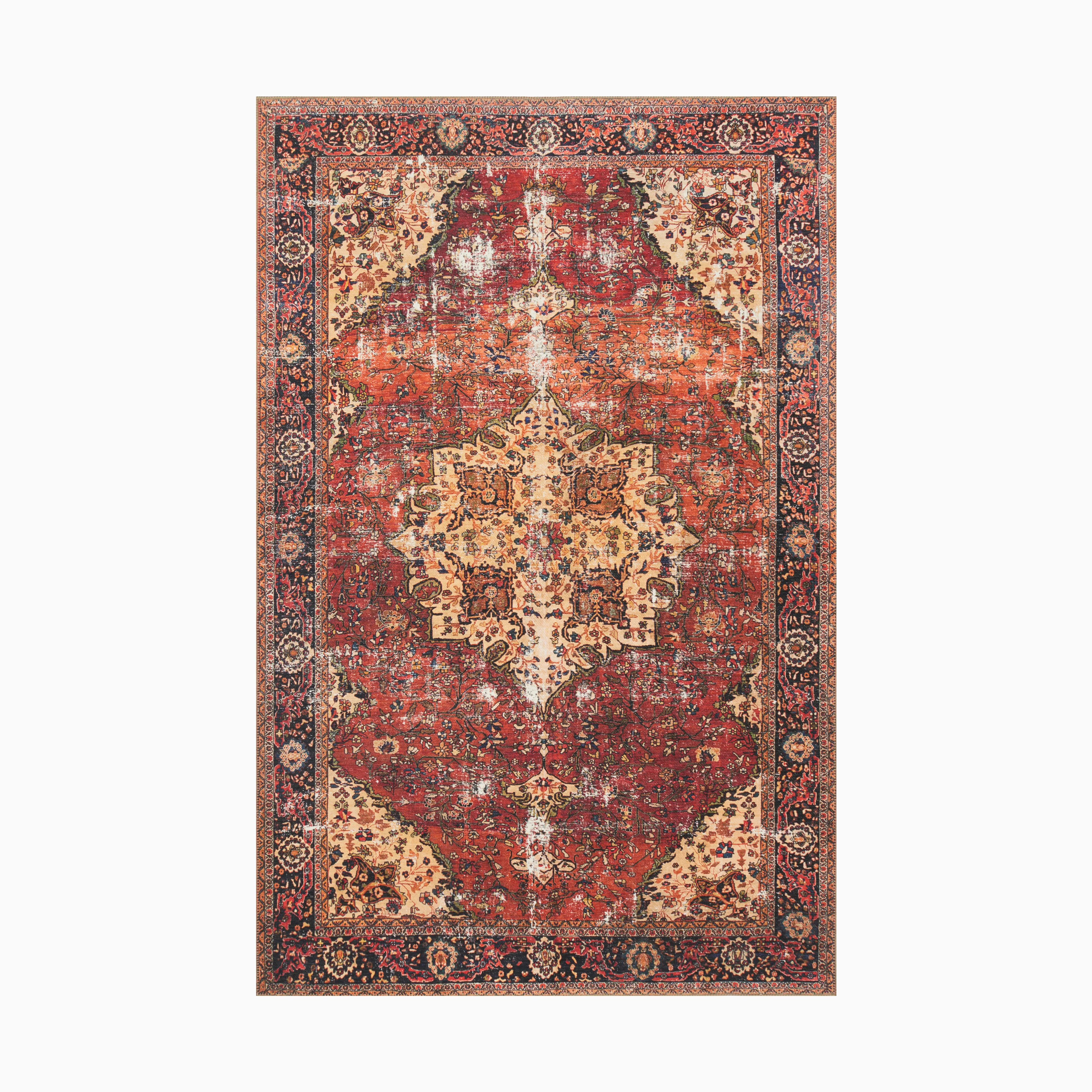 Pascal Rug in Brick / Midnight