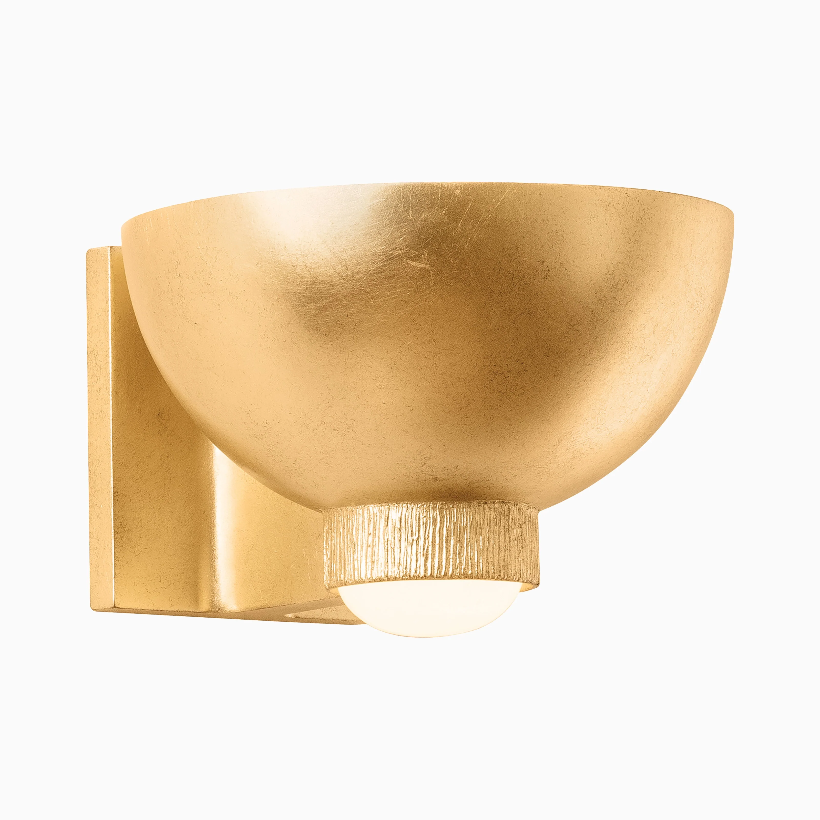 Perez Wall Sconce in Vintage Gold Leaf - Image 3