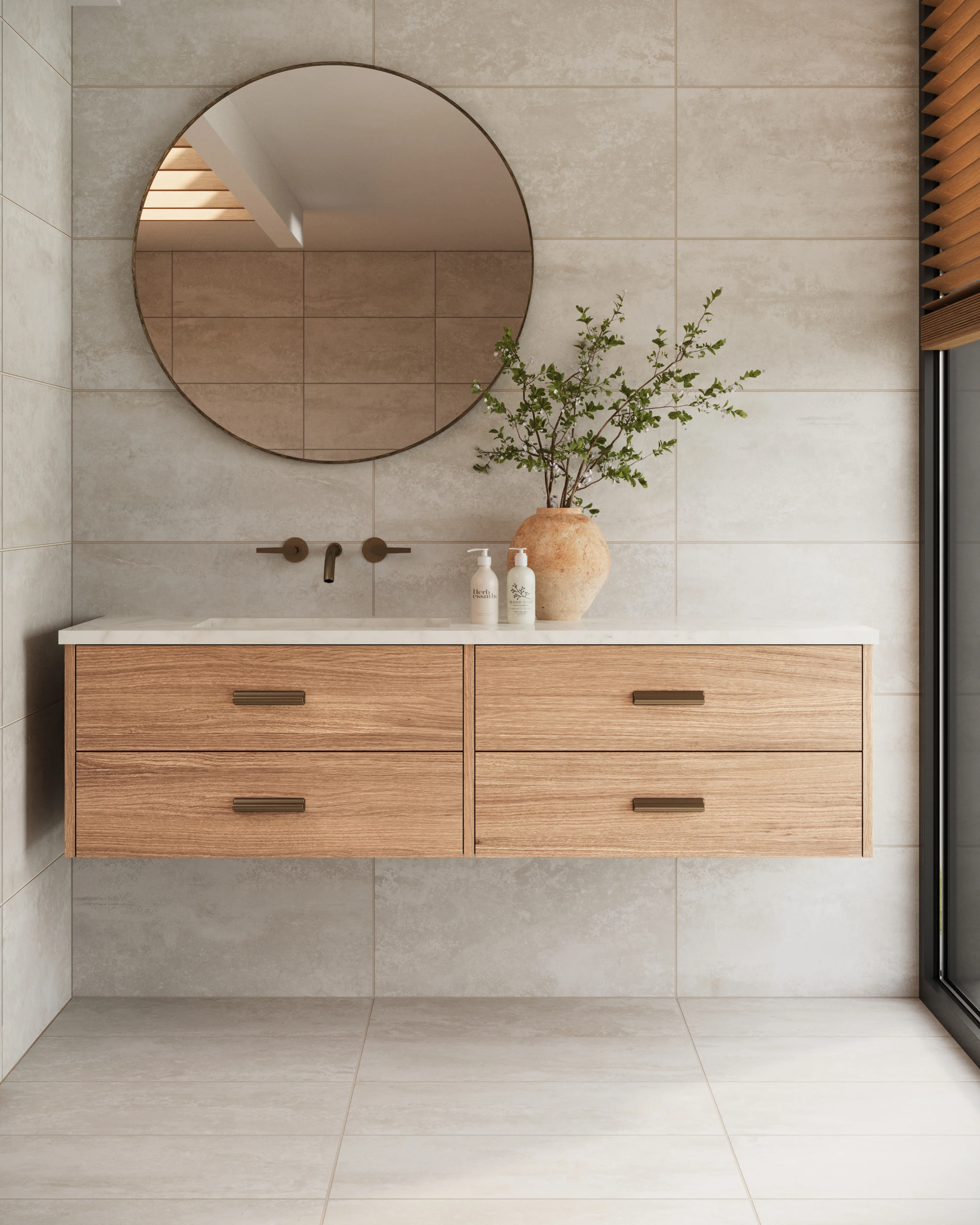 Pierce 12 x 24 Matte Porcelain Tile in Beige - Image 13