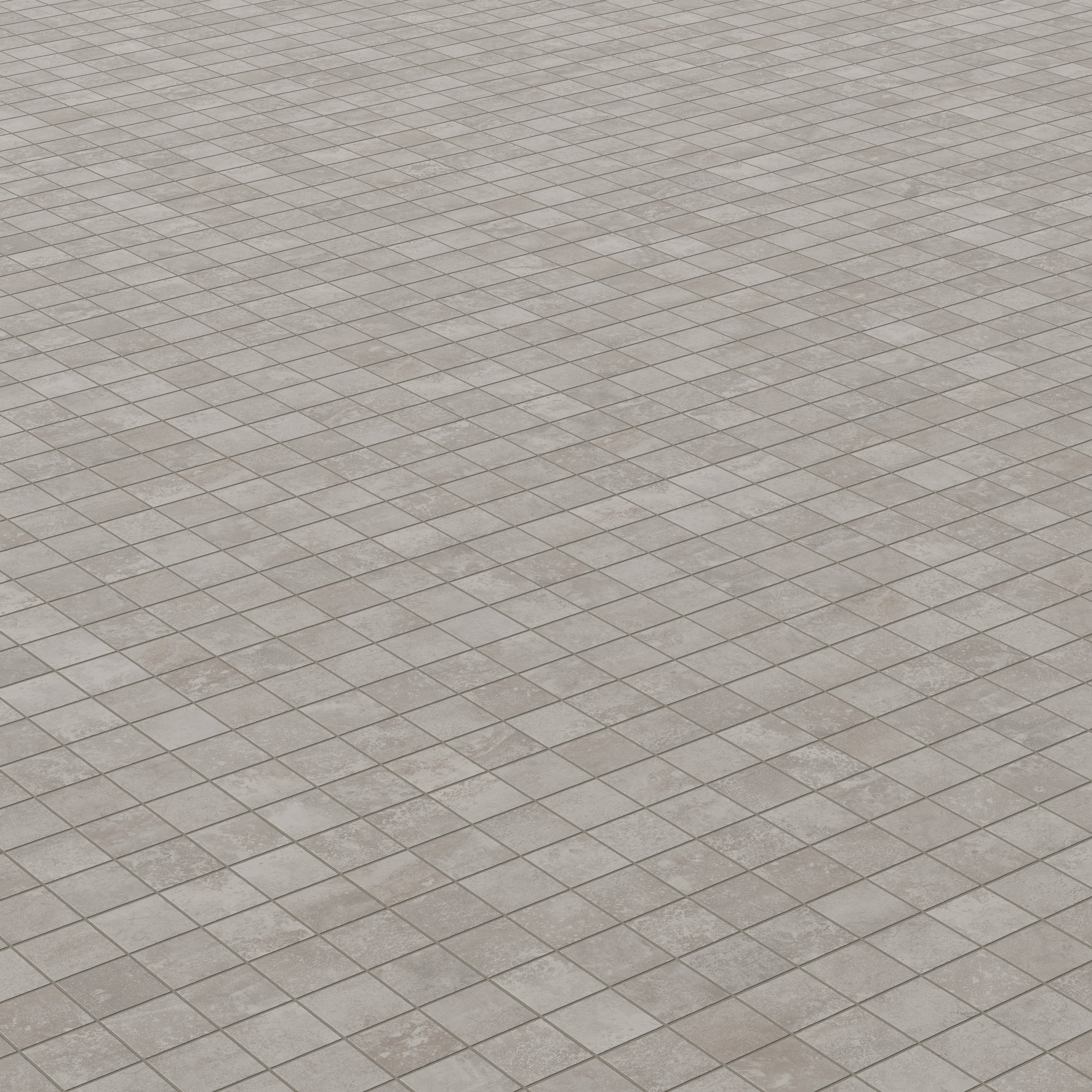 Pierce 2 x 2 Matte Porcelain Mosaic Tile in Stone - Image 3