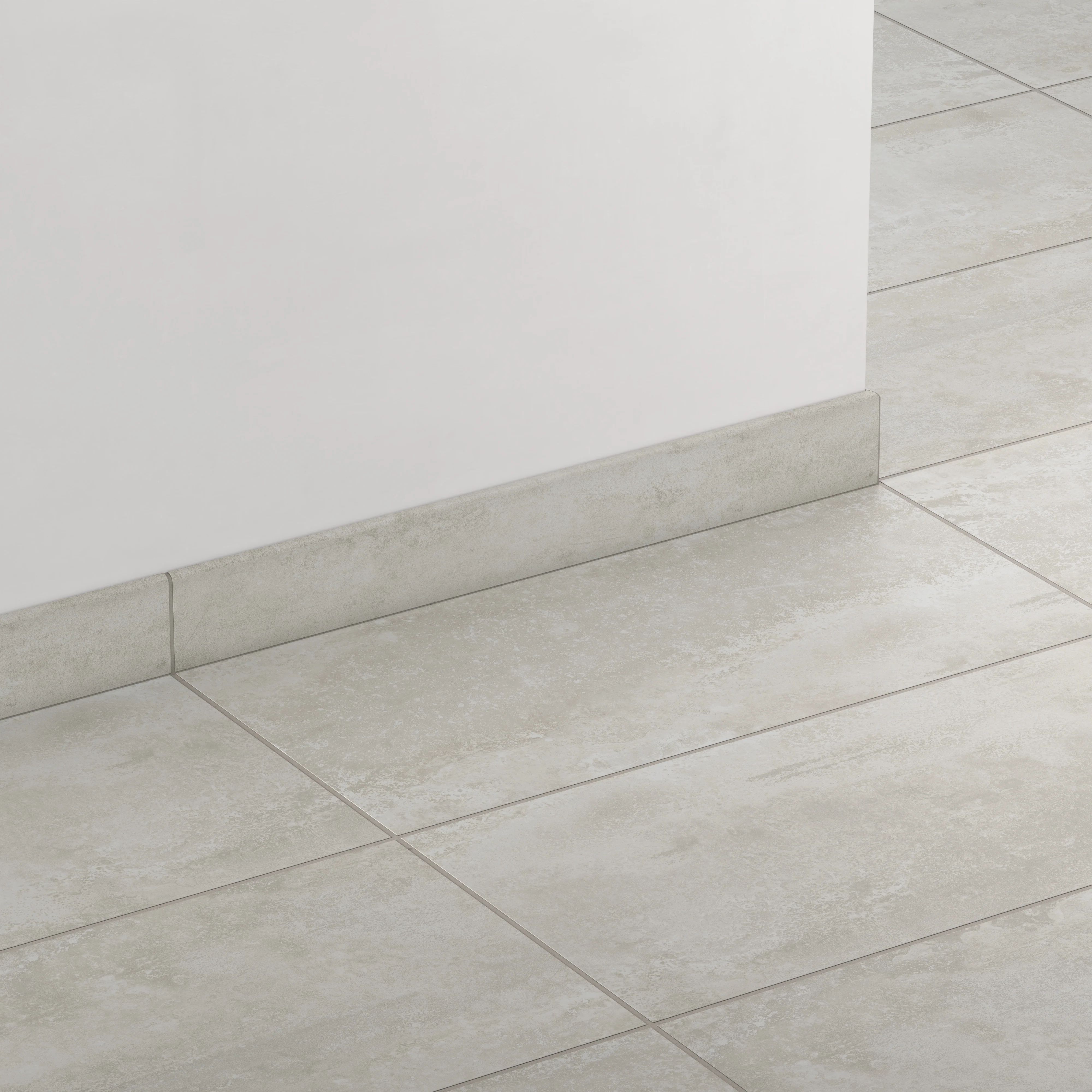 Pierce 3 x 24 Matte Porcelain Bullnose Tile in White - Image 3