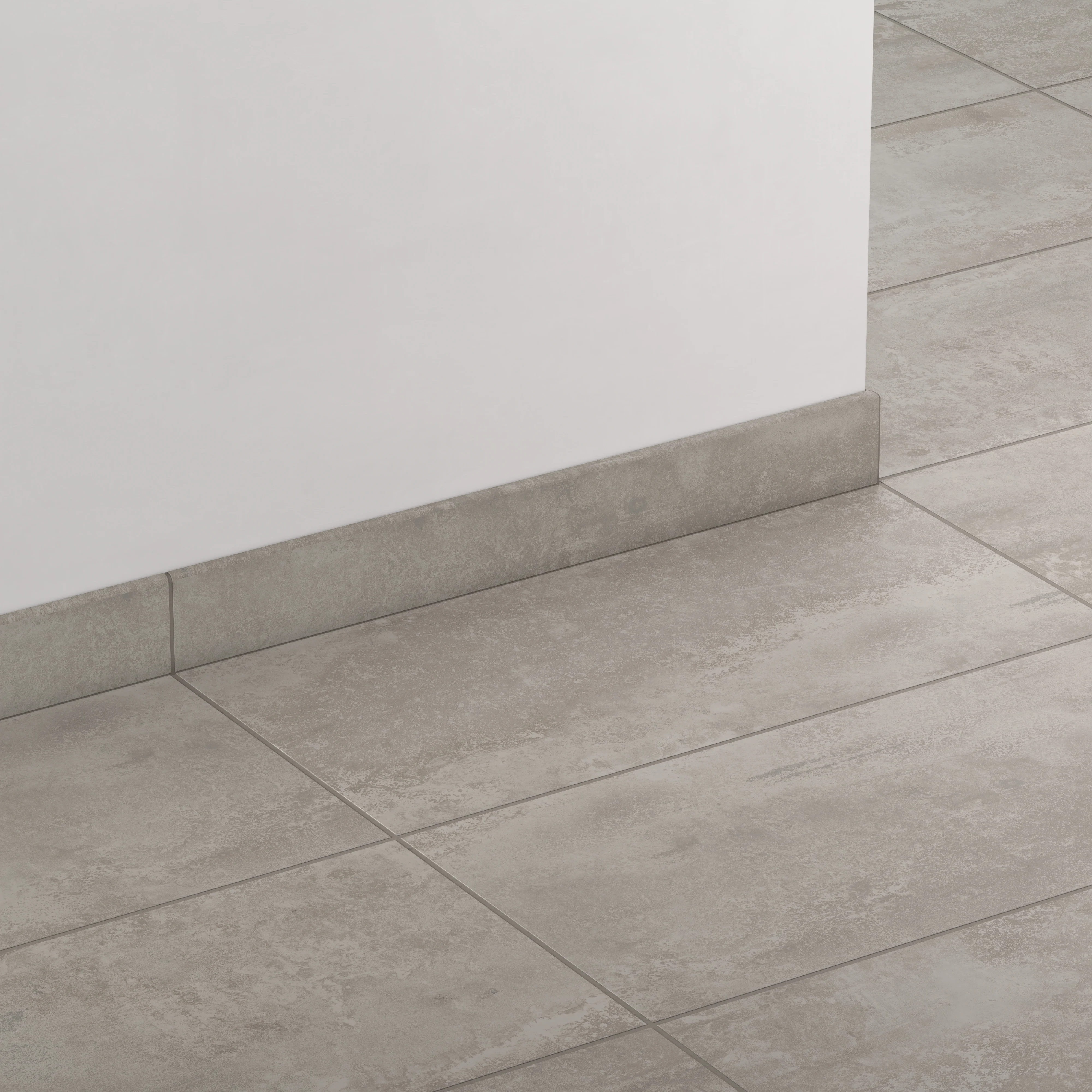 Pierce 3 x 24 Matte Porcelain Bullnose Tile in Stone - Image 3