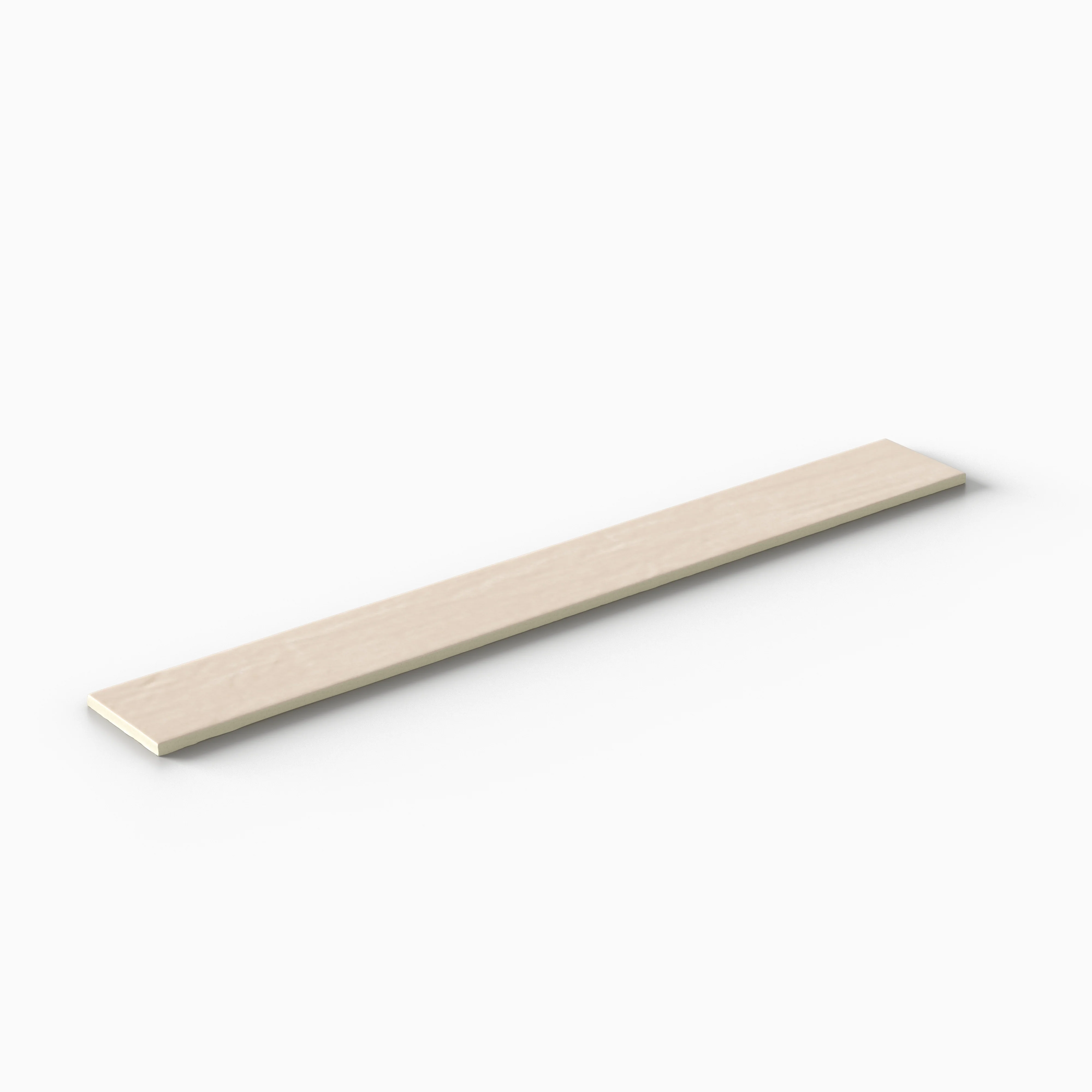 Piper 3 x 24 Glossy Porcelain Tile in Almond - Image 3