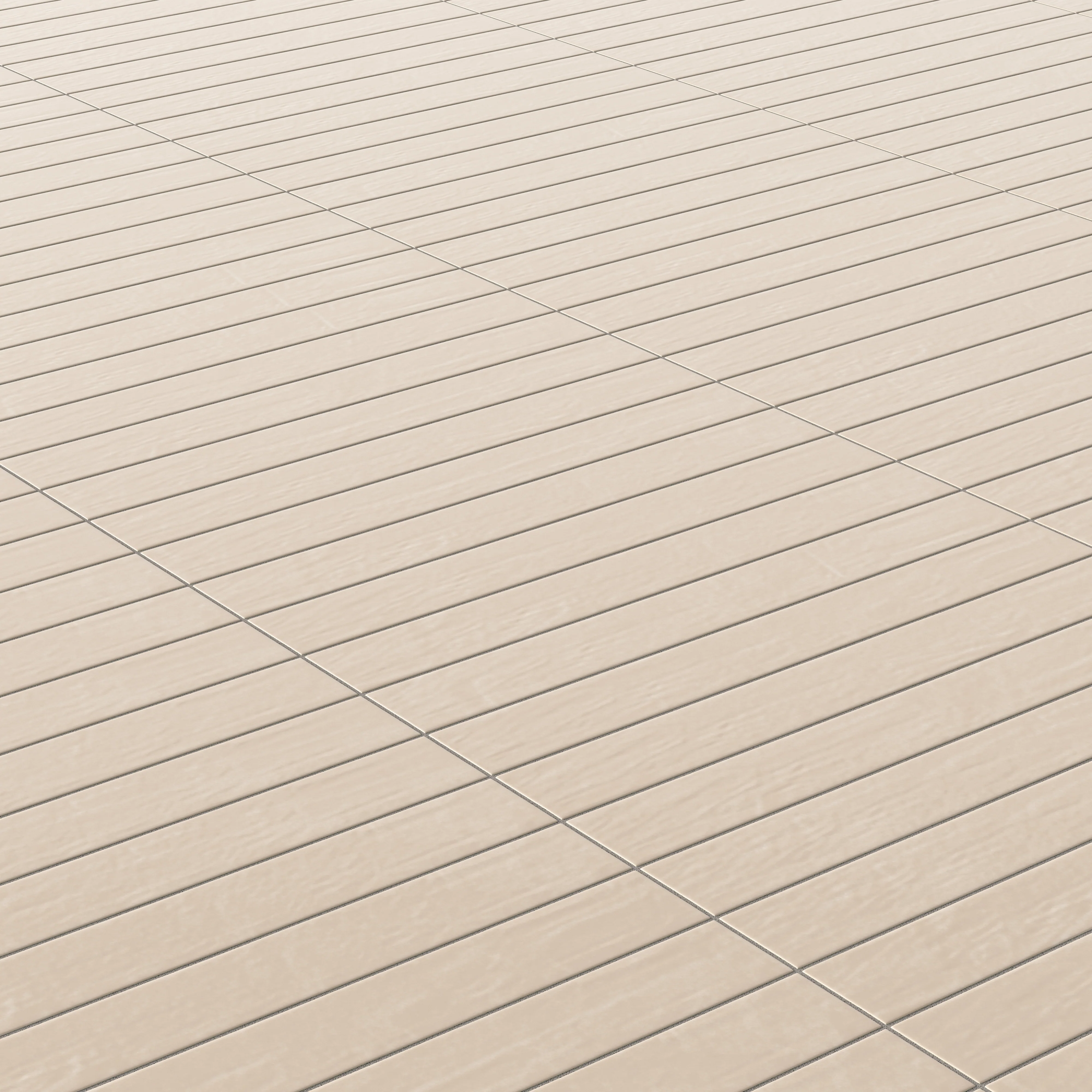 Piper 3 x 24 Glossy Porcelain Tile in Almond - Image 4