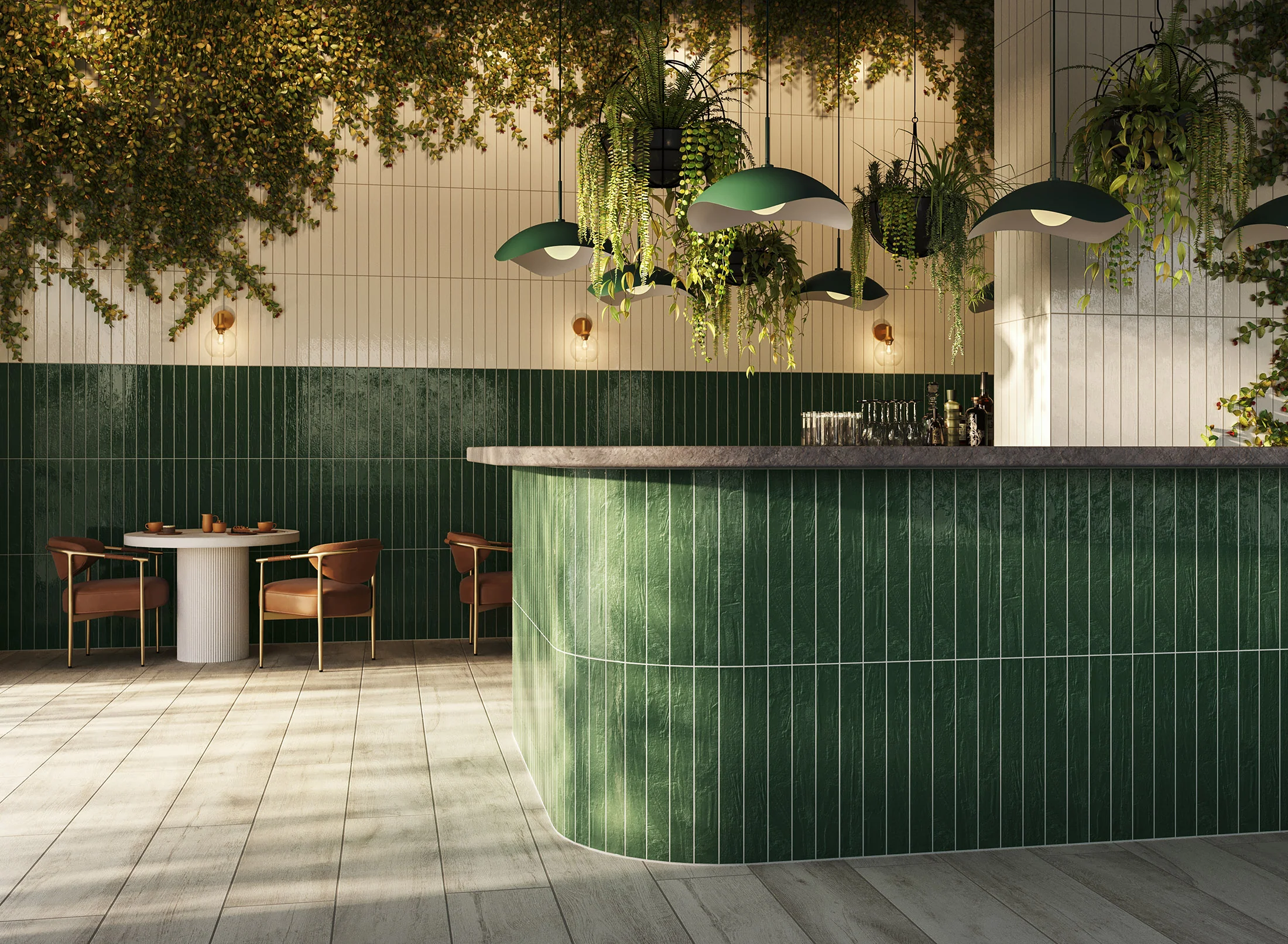 Piper 3 x 24 Glossy Porcelain Tile in Arctic - Image 7