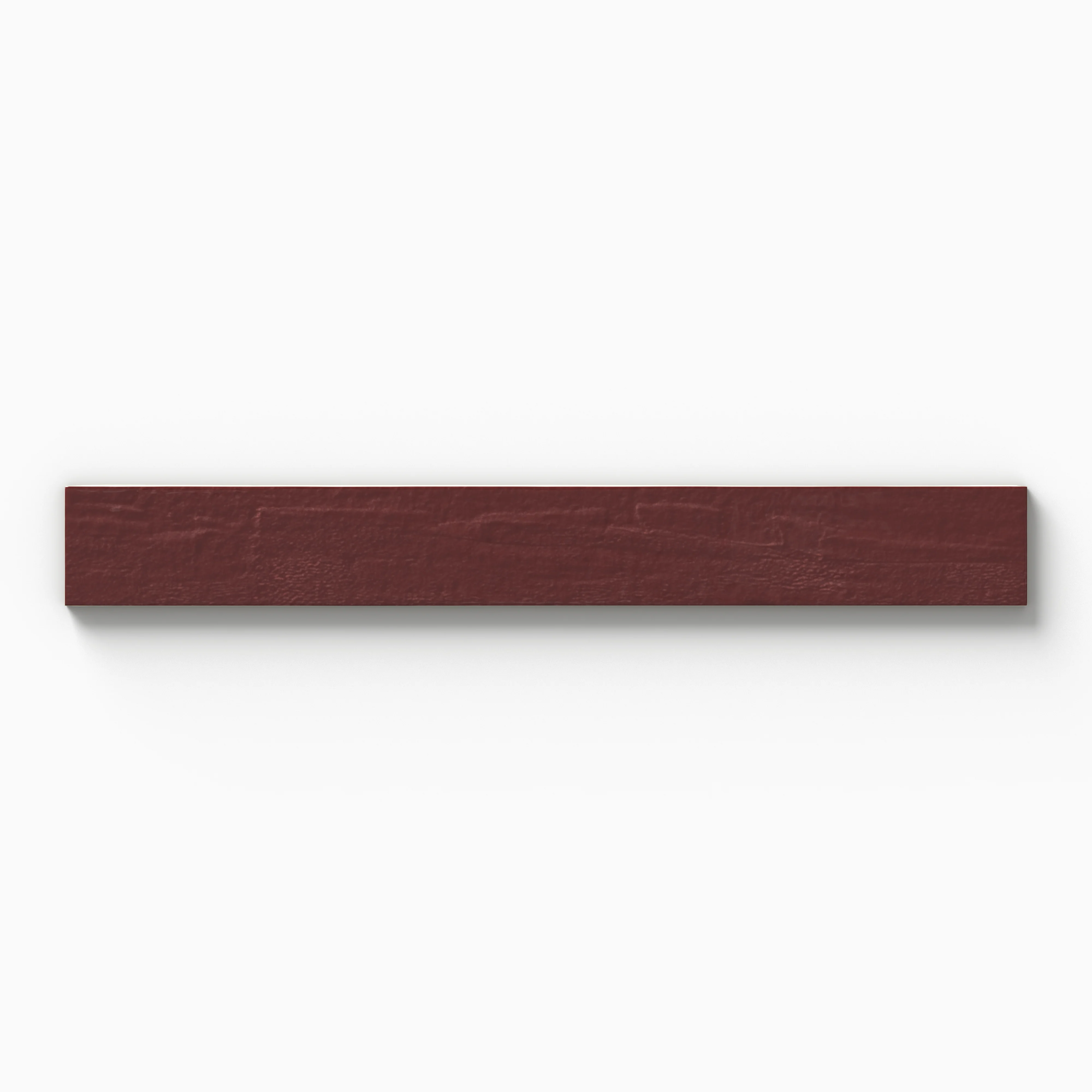 Piper 3 x 24 Glossy Porcelain Tile in Crimson - Image 2
