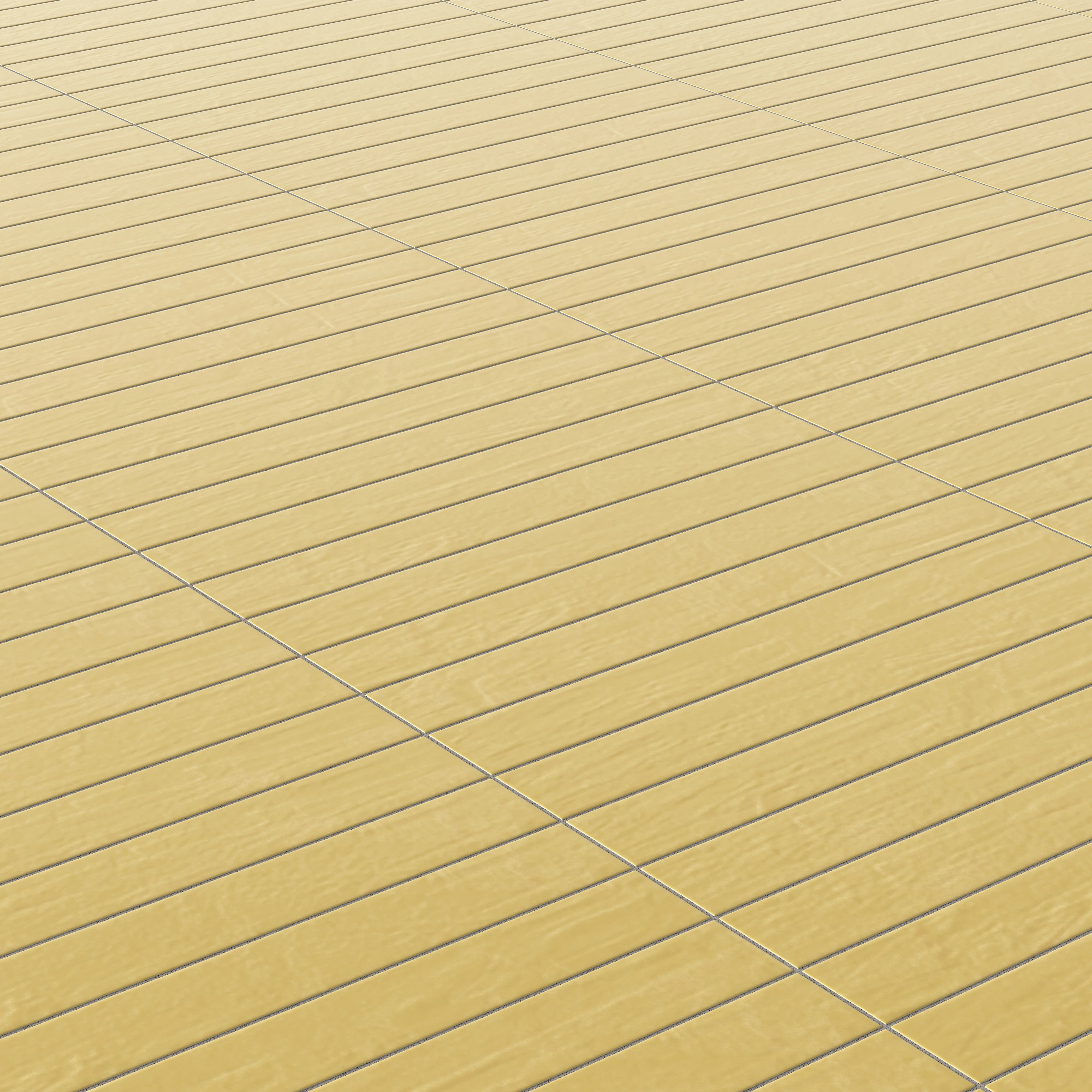 Piper 3 x 24 Glossy Porcelain Tile in Gold - Image 4