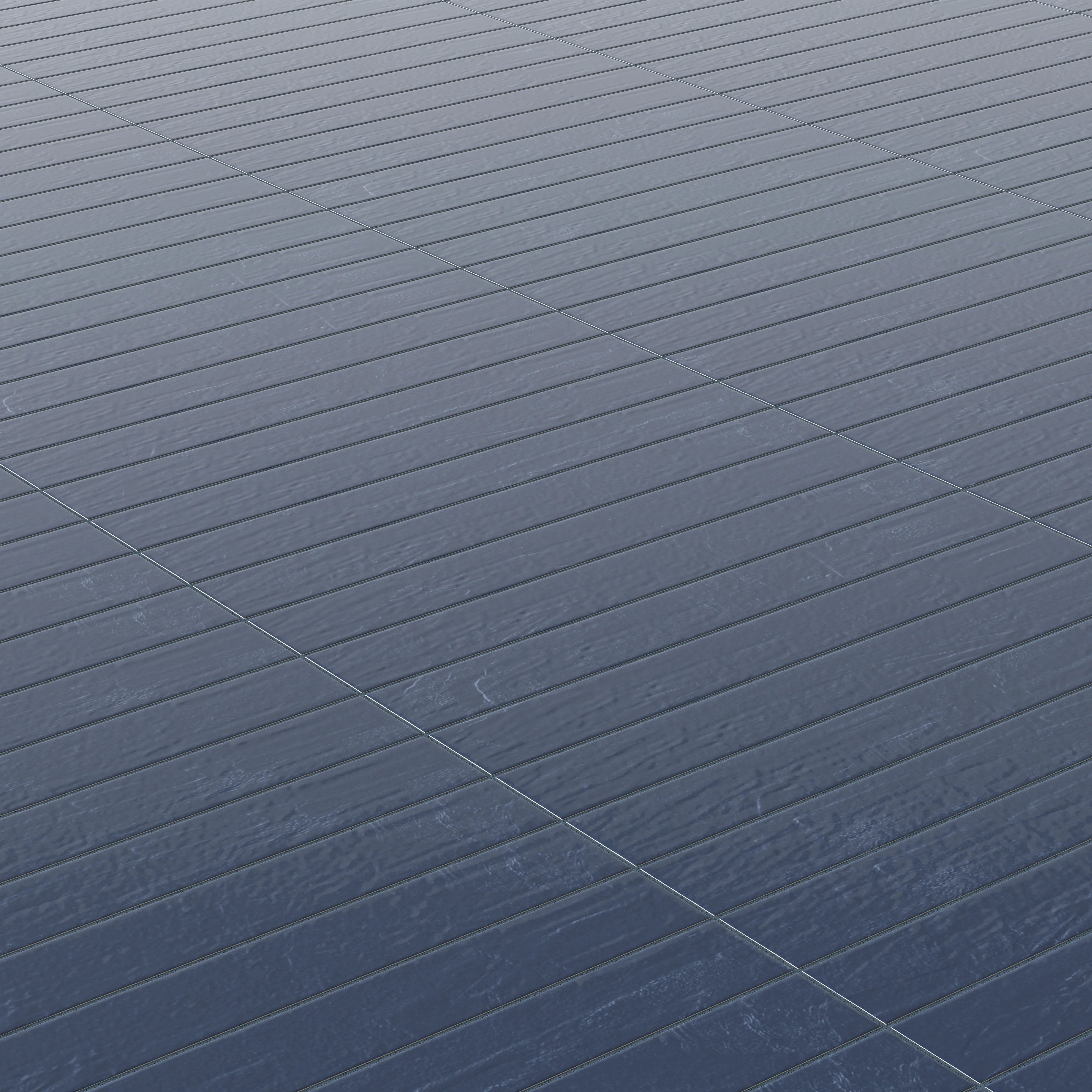 Piper 3 x 24 Glossy Porcelain Tile in Navy - Image 4