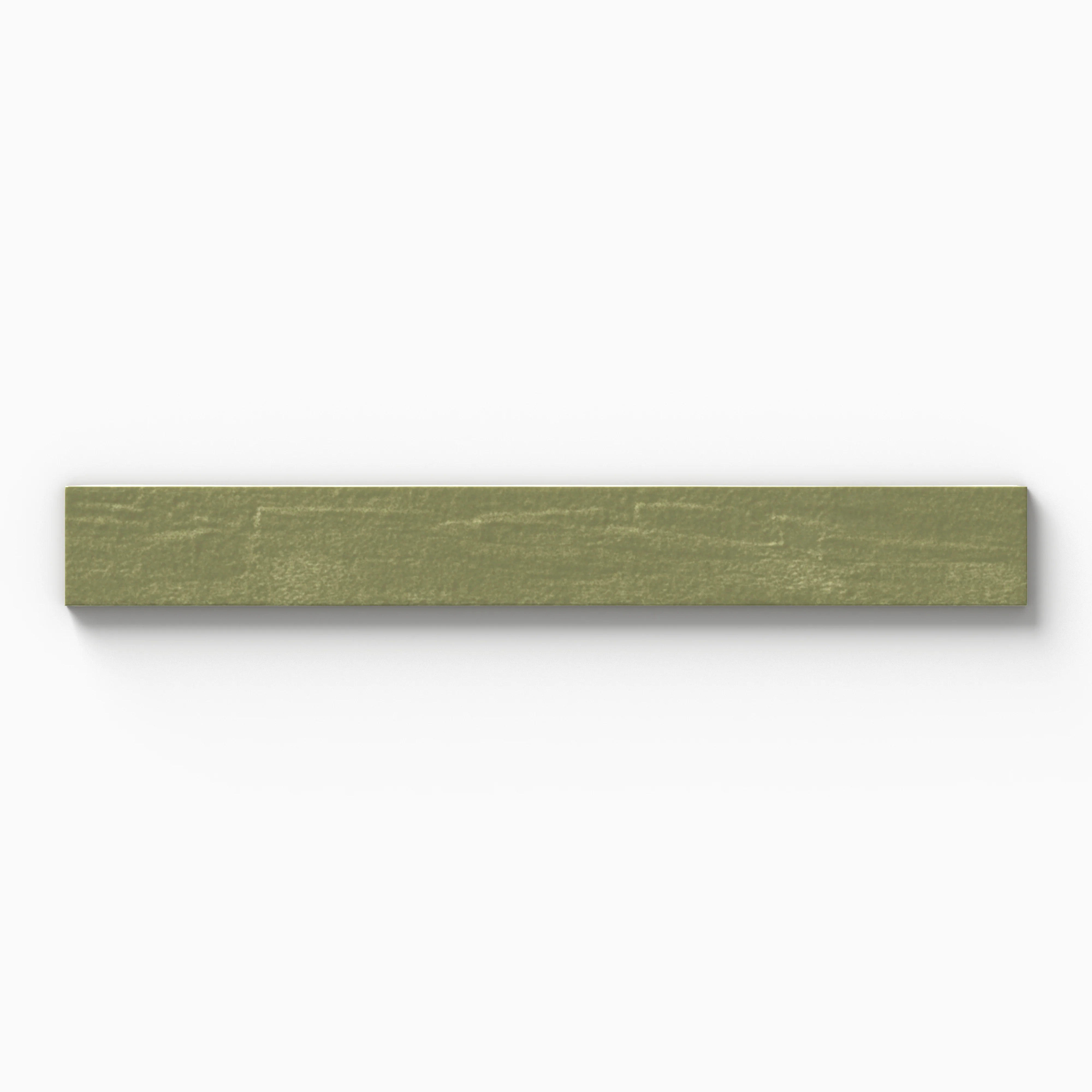 Piper 3 x 24 Glossy Porcelain Tile in Olive - Image 2