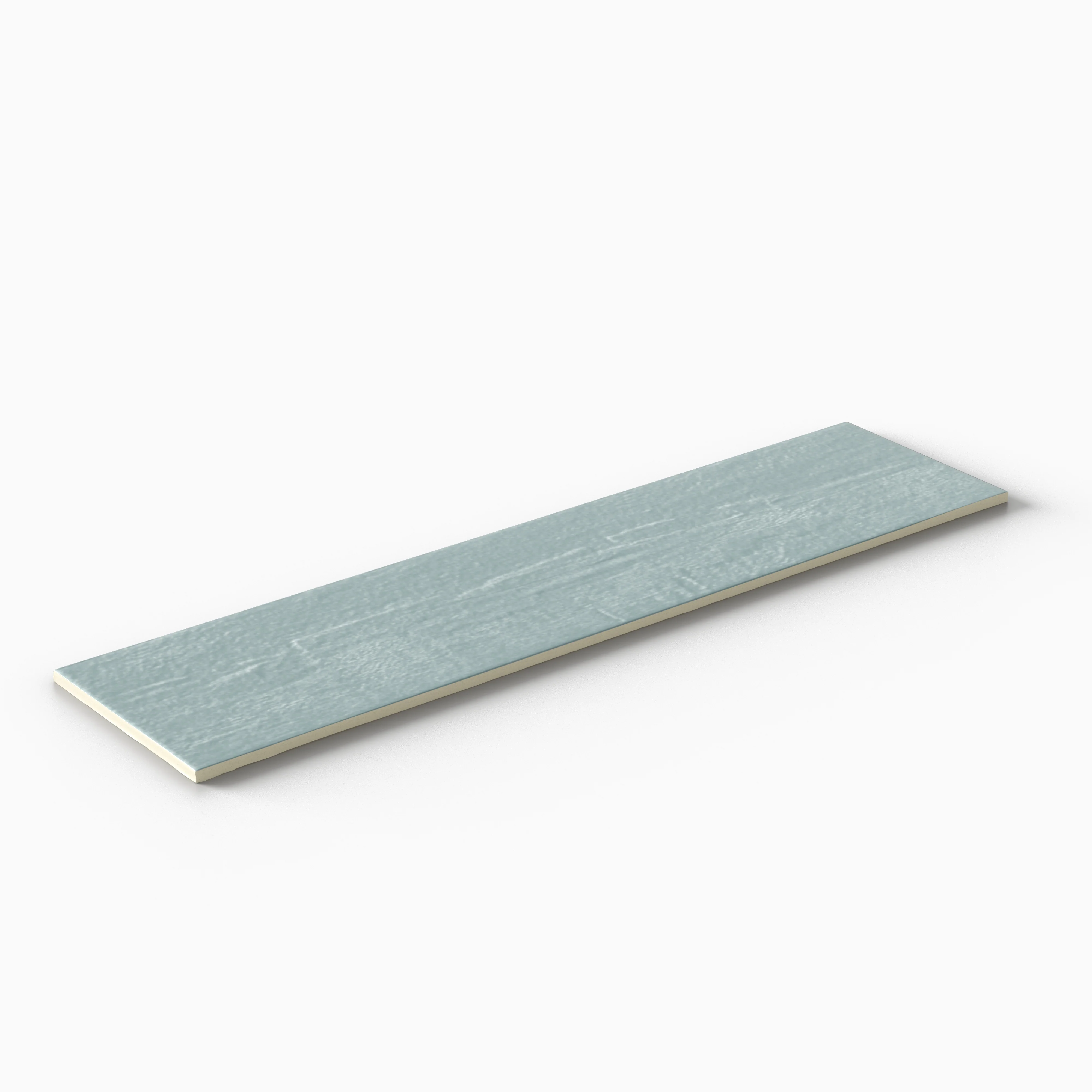 Piper 6 x 24 Glossy Porcelain Tile in Blue - Image 3