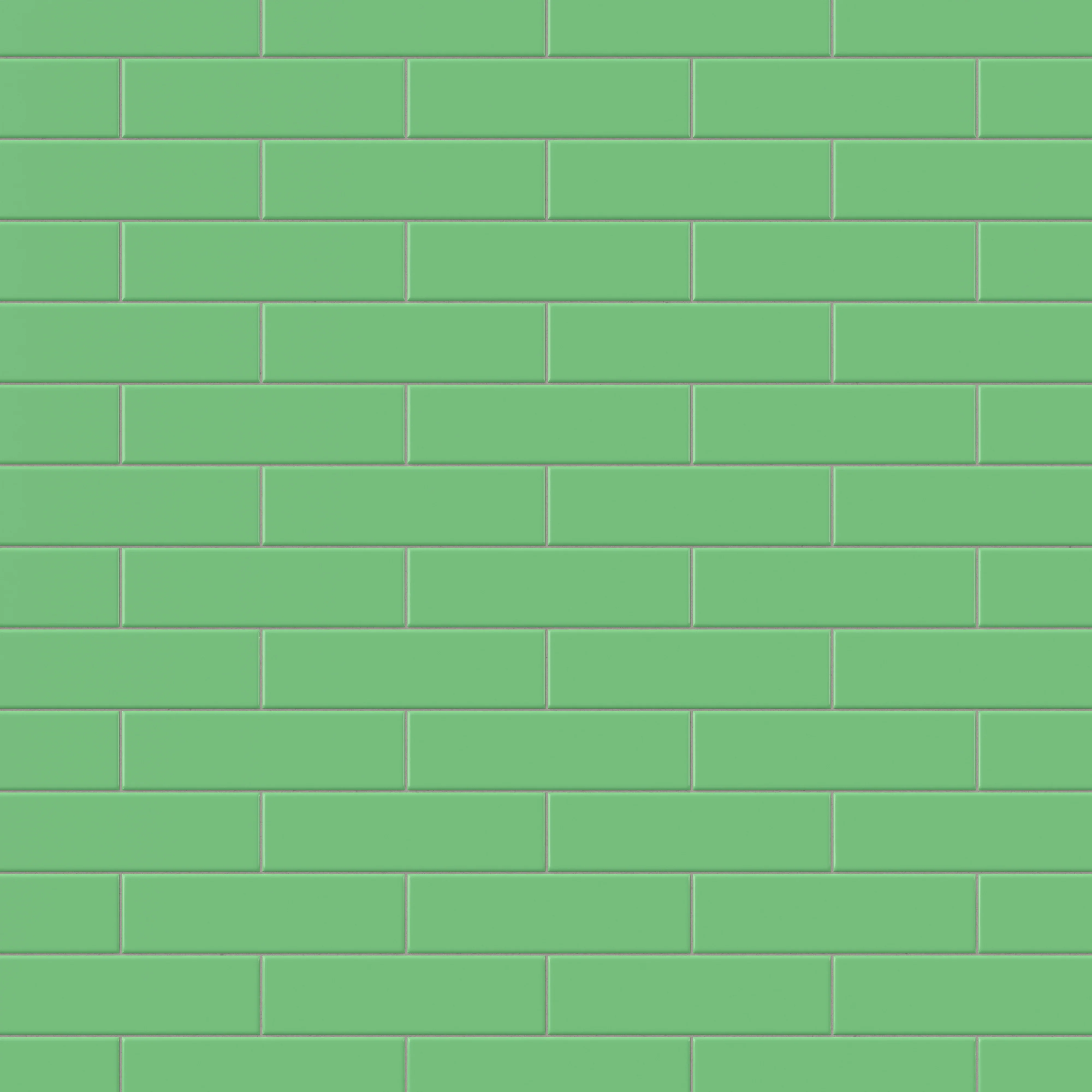 Polly 3 x 10 Glossy Ceramic Tile in Green - Image 5