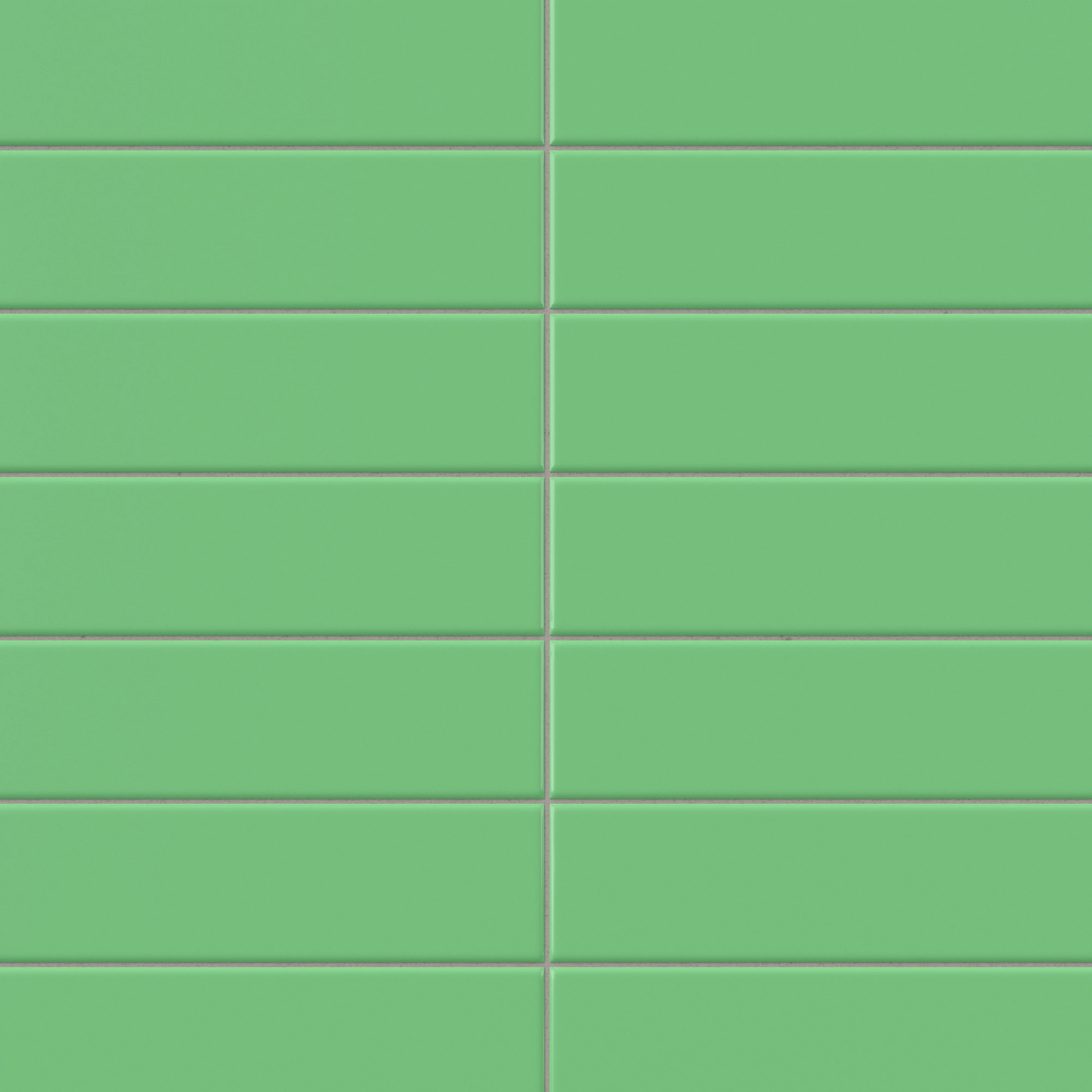 Polly 3 x 10 Glossy Ceramic Tile in Green - Image 6