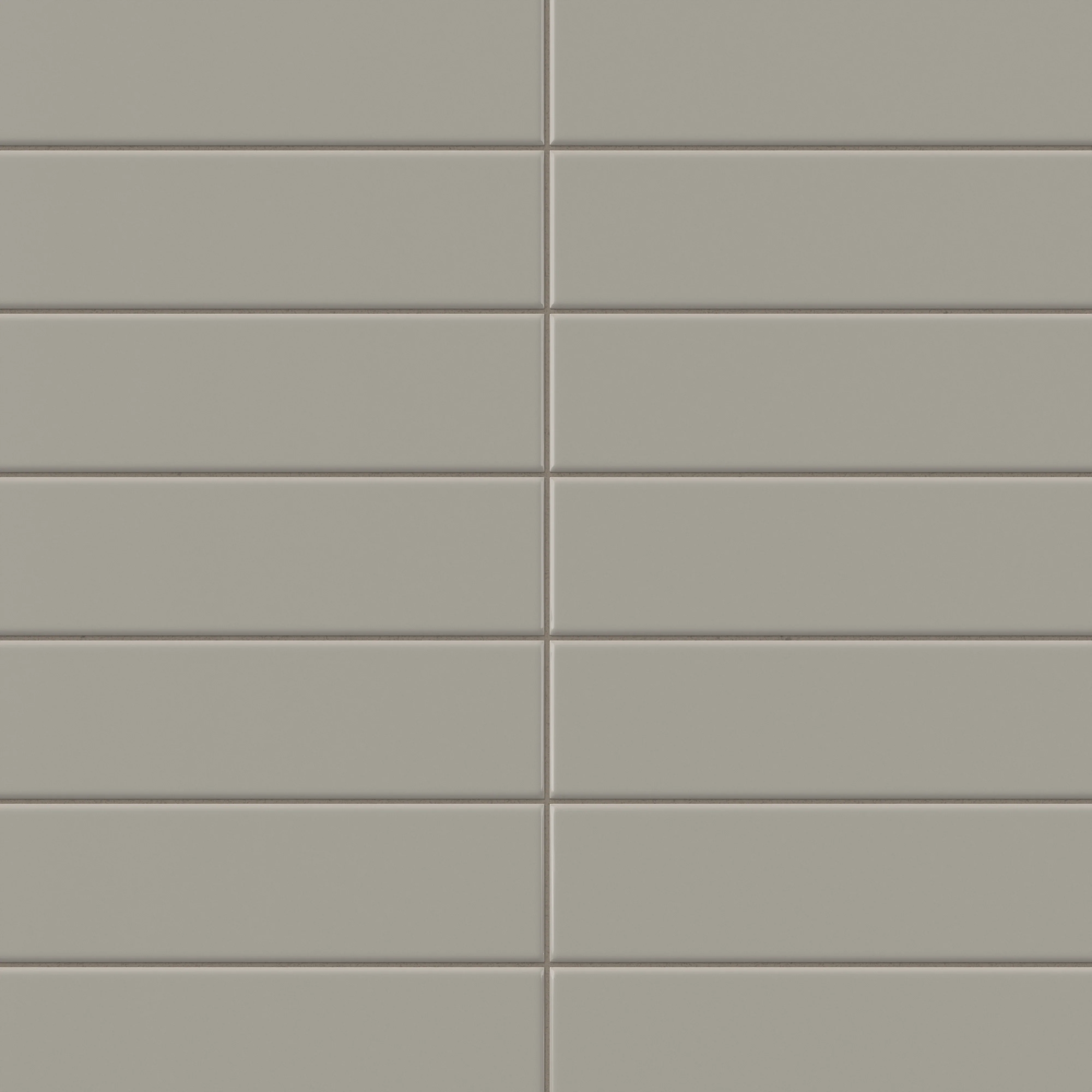 Polly 3 x 10 Glossy Ceramic Tile in Grey - Image 6