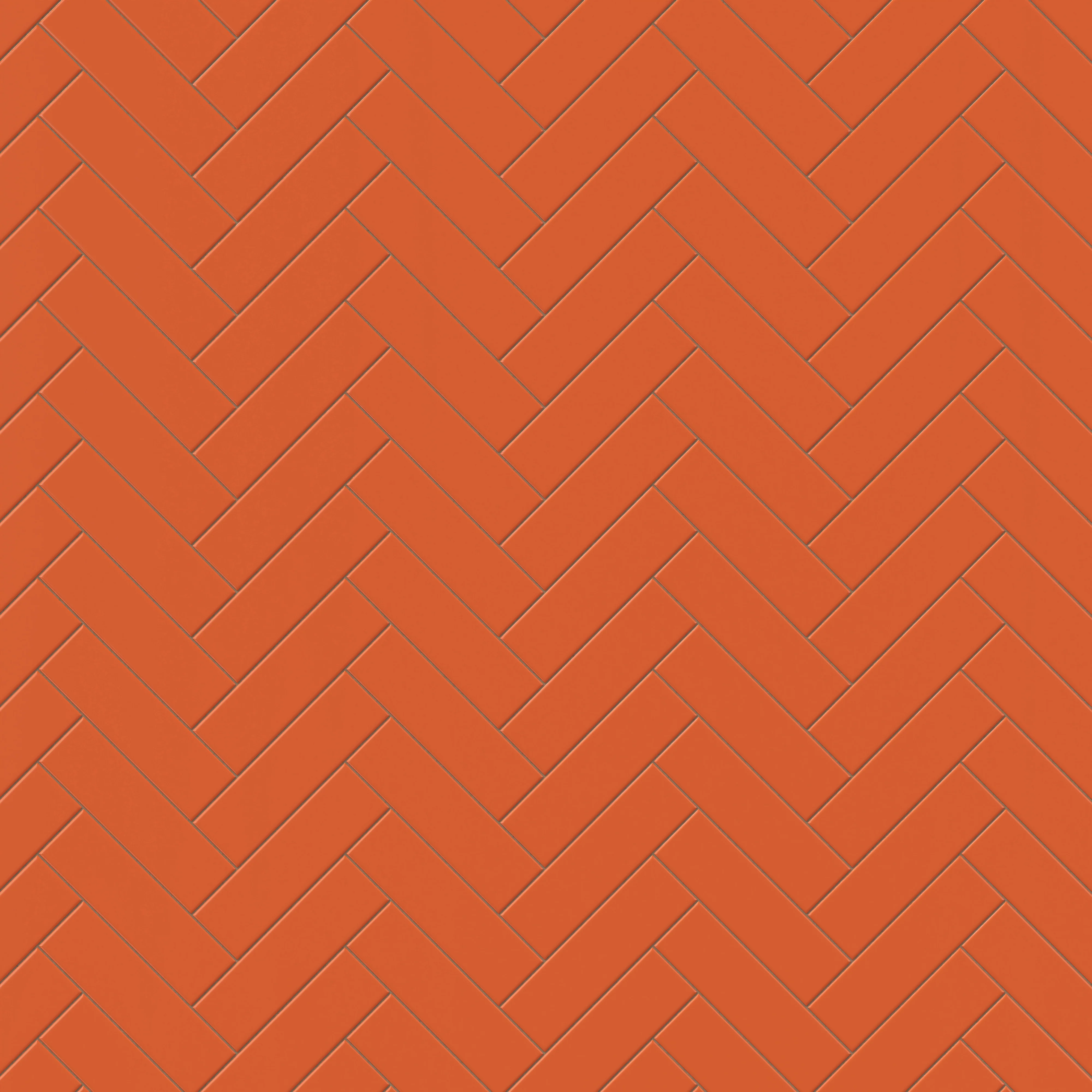 Polly 3 x 10 Glossy Ceramic Tile in Orange - Image 9