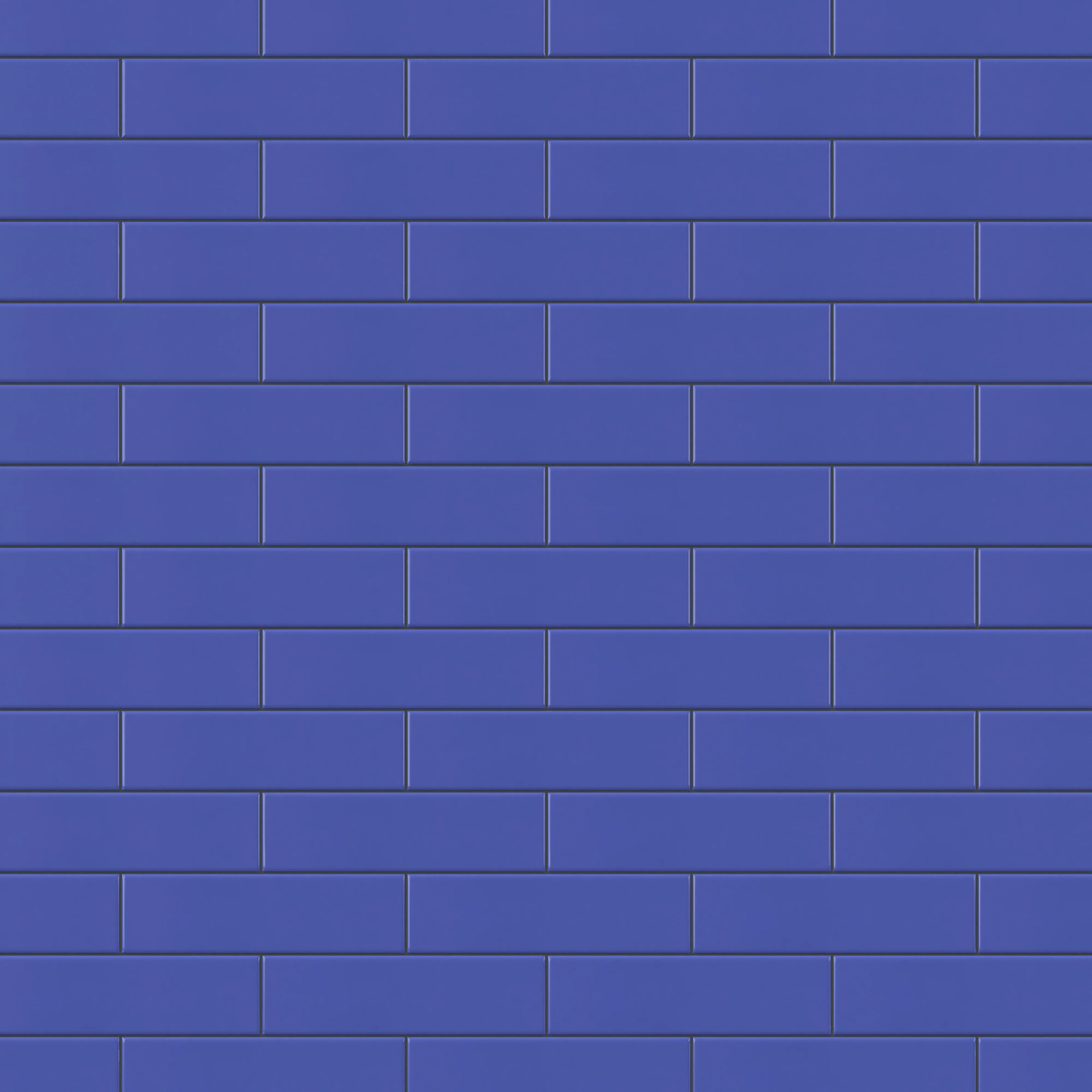Polly 3 x 10 Glossy Ceramic Tile in Periwinkle - Image 5