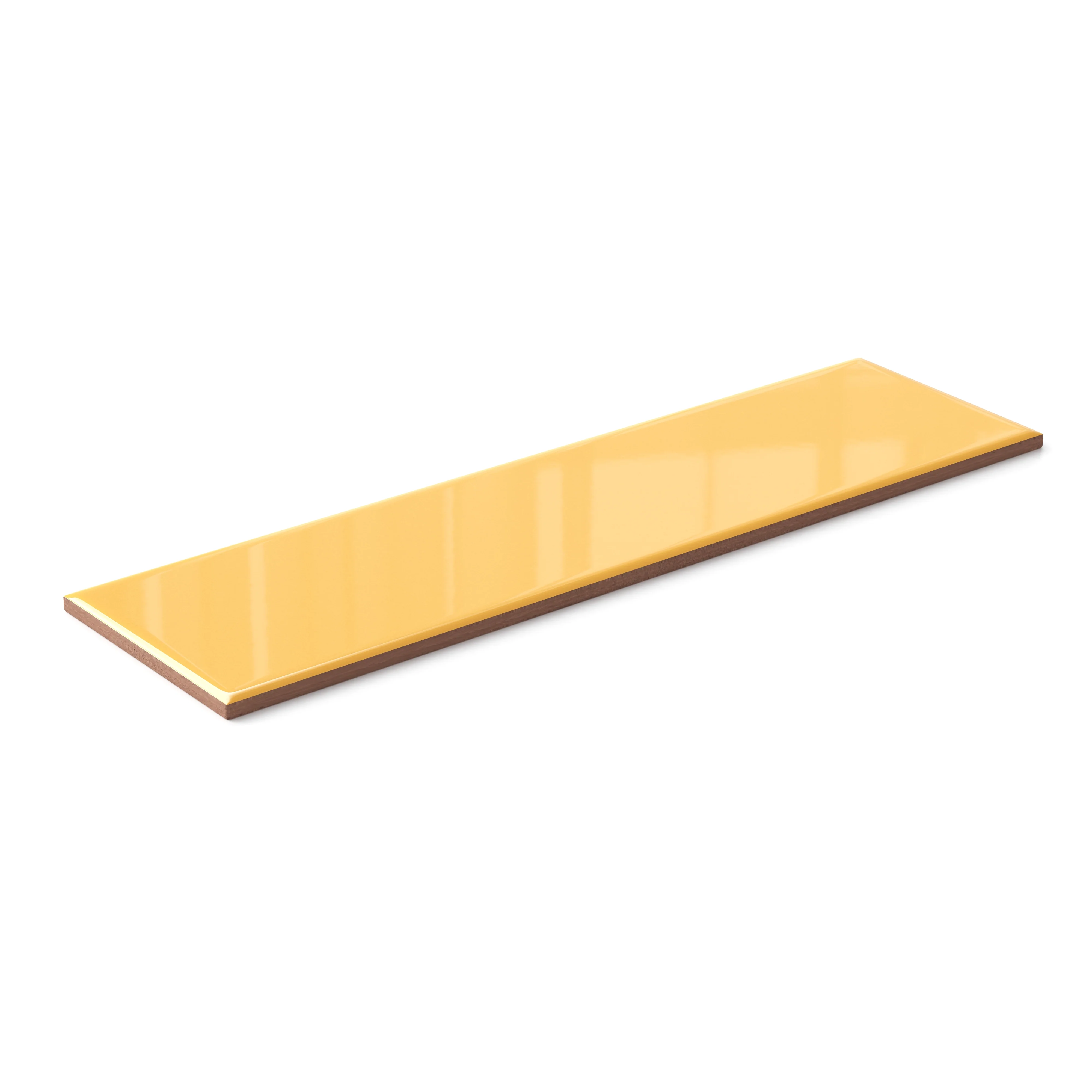Polly 3 x 10 Glossy Ceramic Tile in Yellow - Image 3