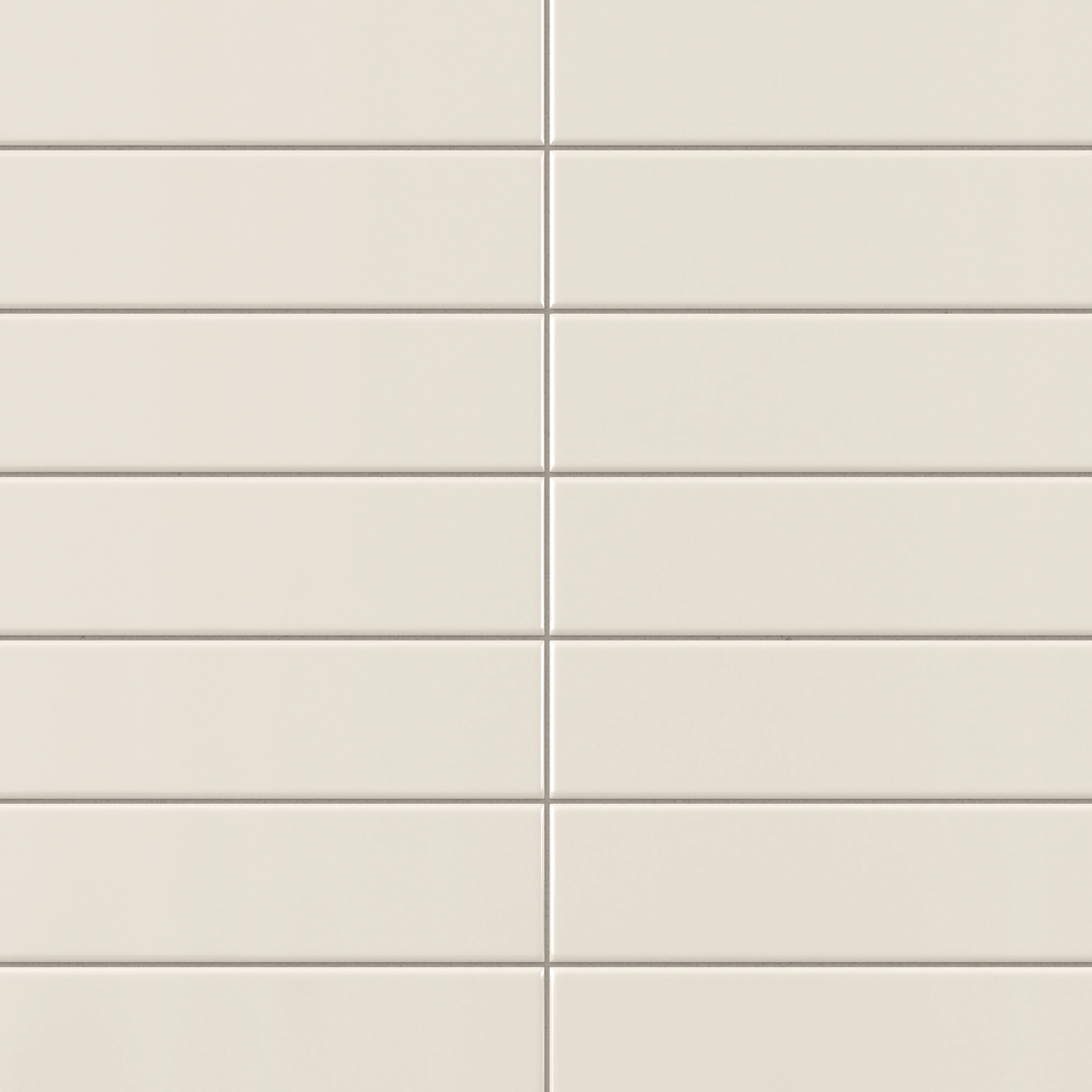 Polly 3 x 10 Satin Ceramic Tile in Cream - Image 6