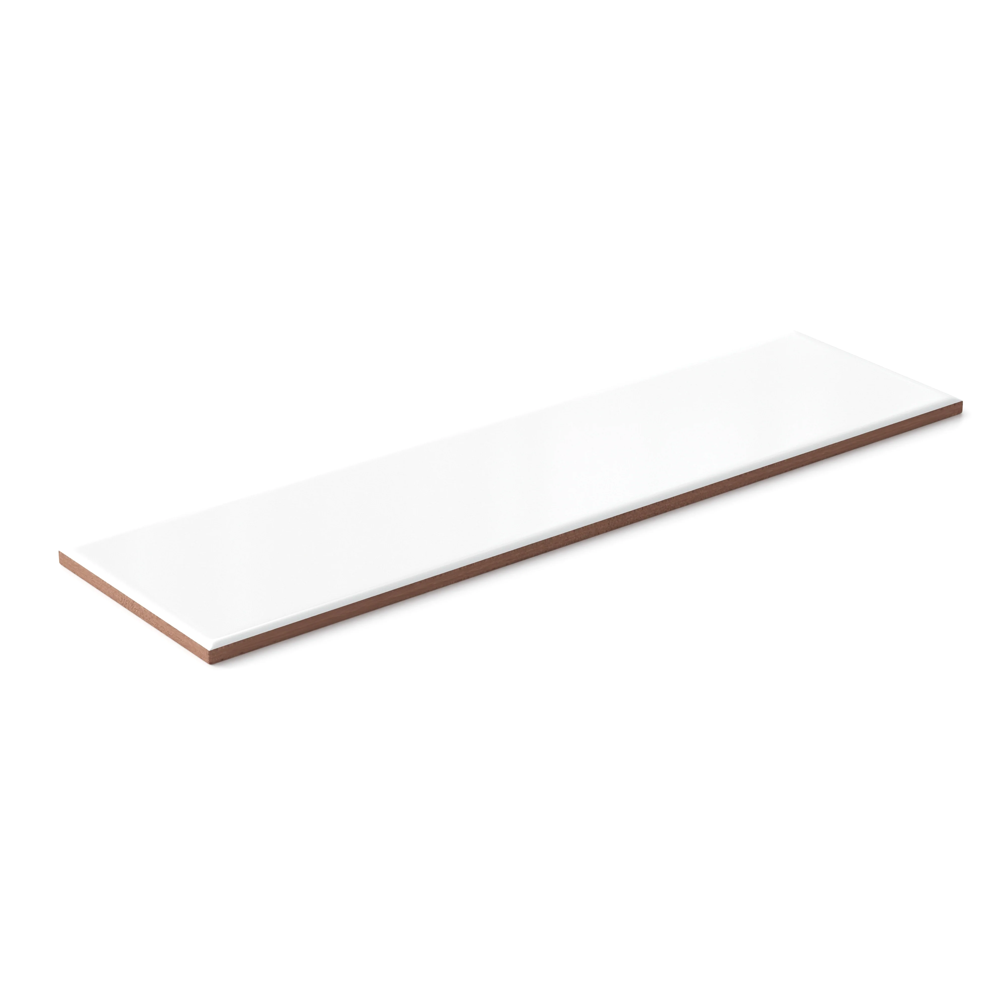 Polly 3 x 10 Satin Ceramic Tile in White - Image 4