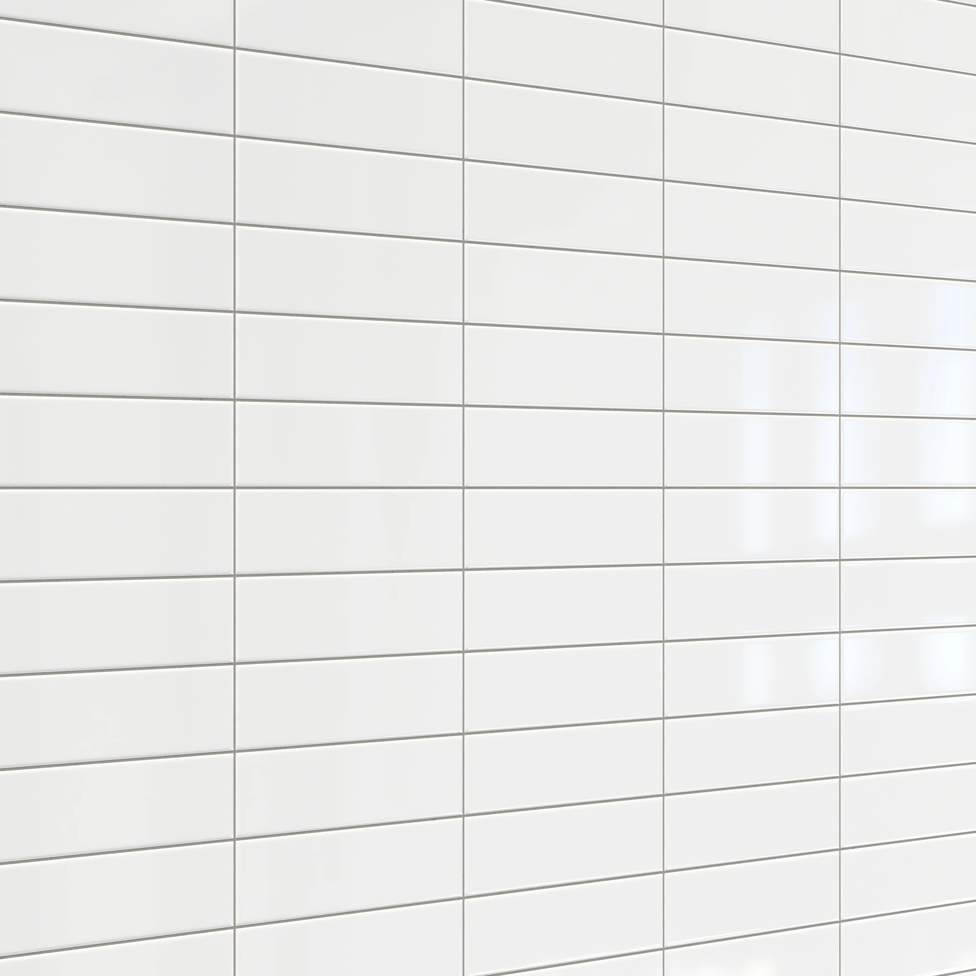 Polly 3 x 10 Satin Ceramic Tile in White - Image 8