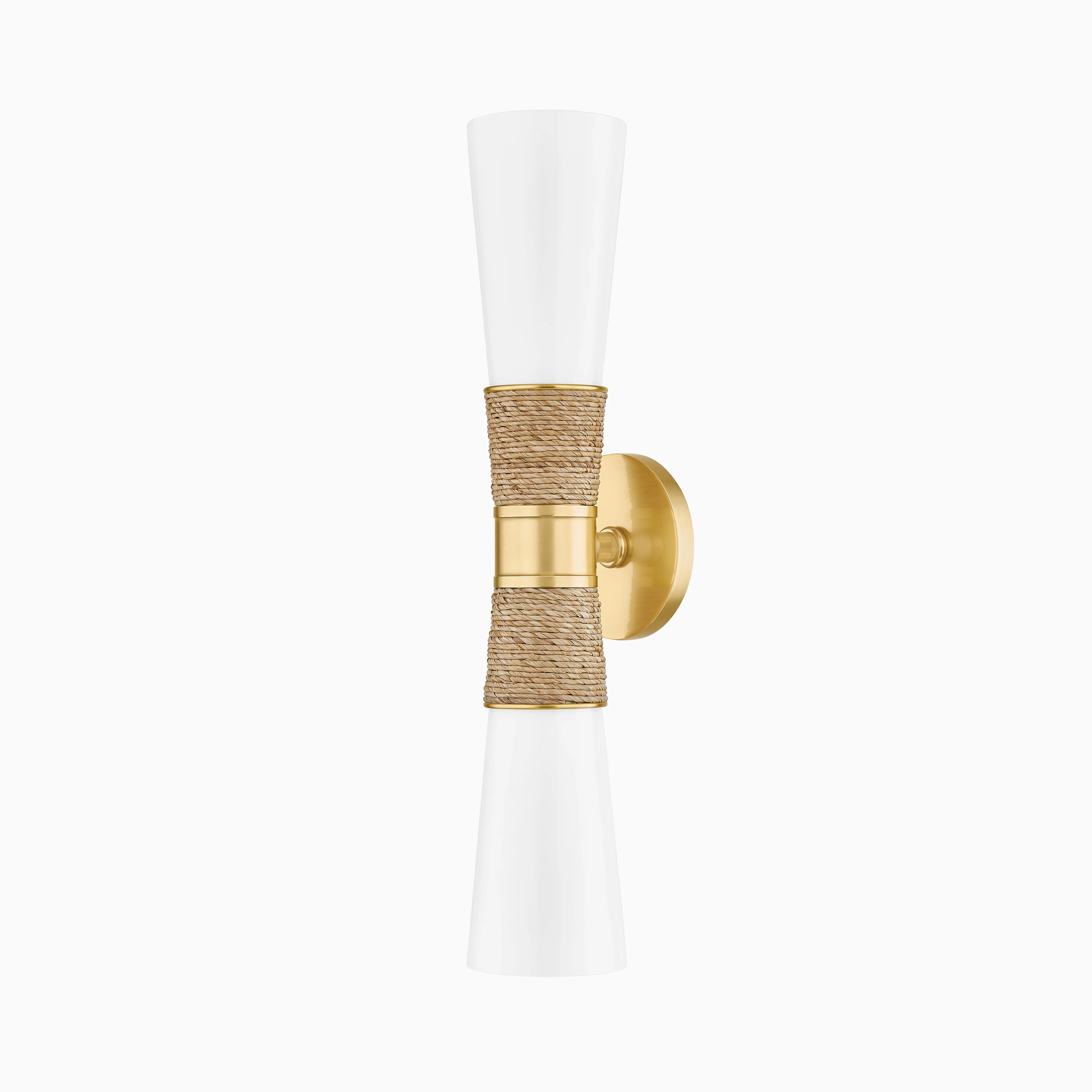 Posey Wall Sconce in Aged Brass