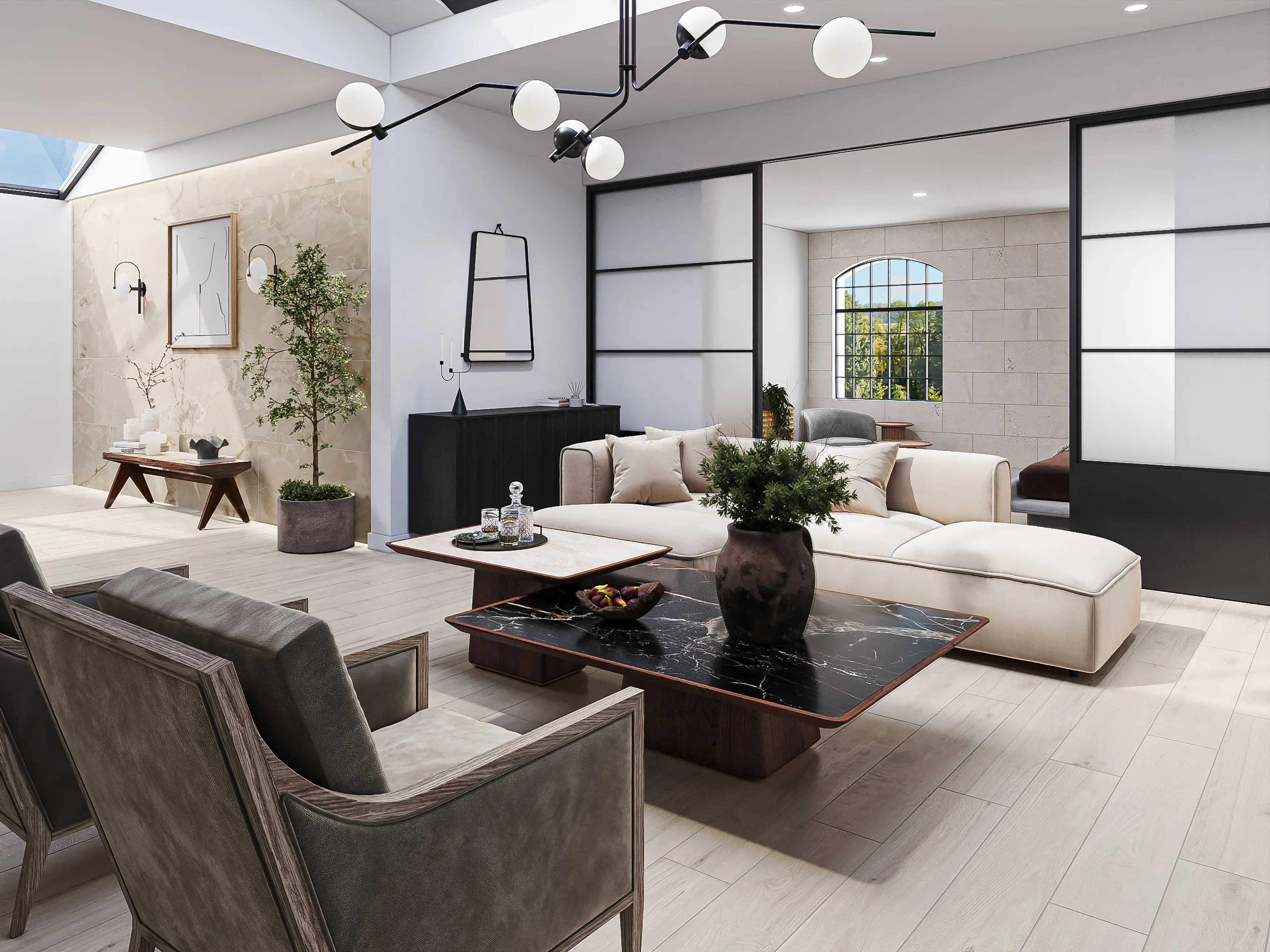 Preston 8 x 48 Matte Porcelain Tile in Poplar - Image 5