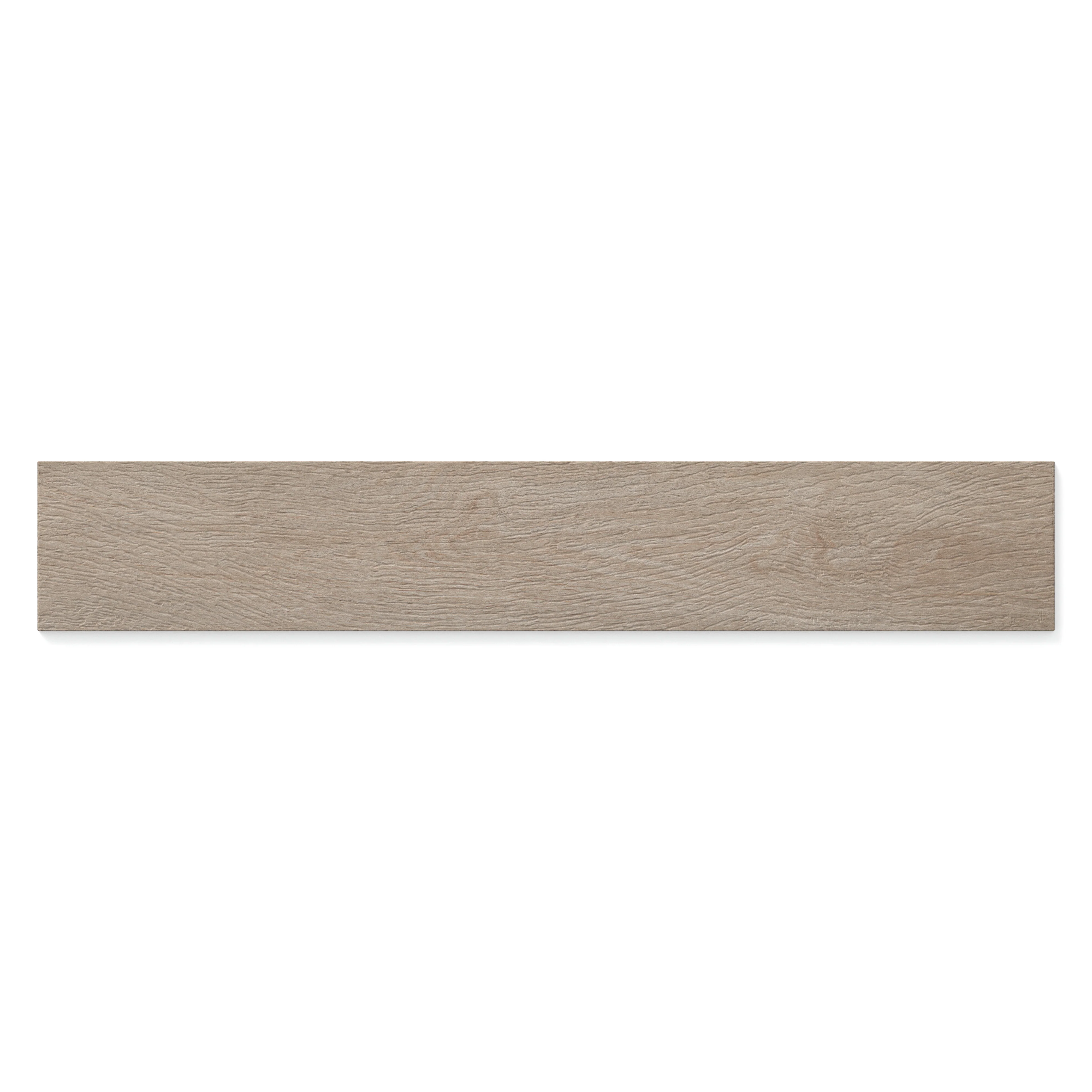Preston 8 x 48 Matte Porcelain Tile in White Oak - Image 3