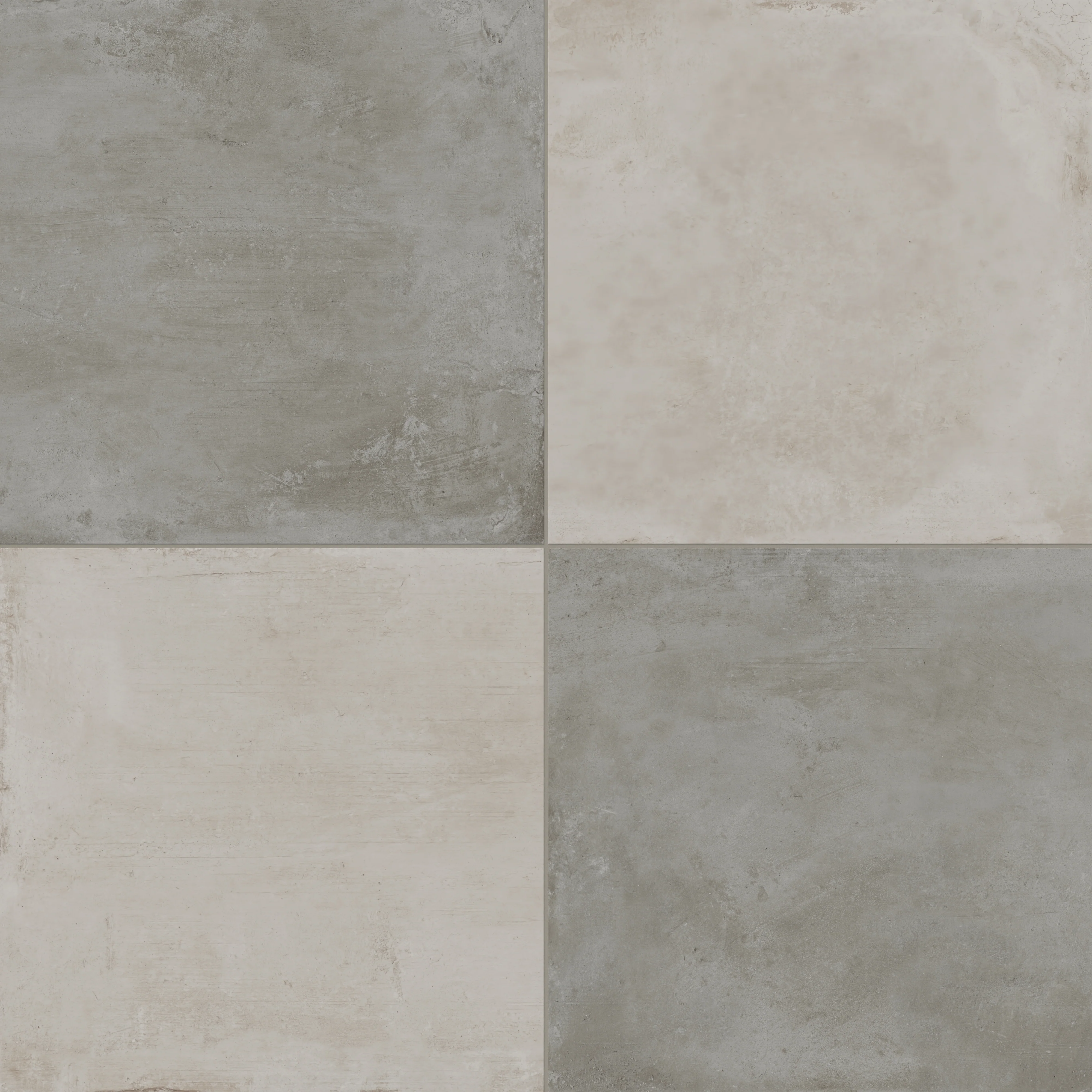 Ramsey 24 x 24 Checkerboard Grip 2cm Porcelain Paver Tile in Ash & Chalk - Image 7