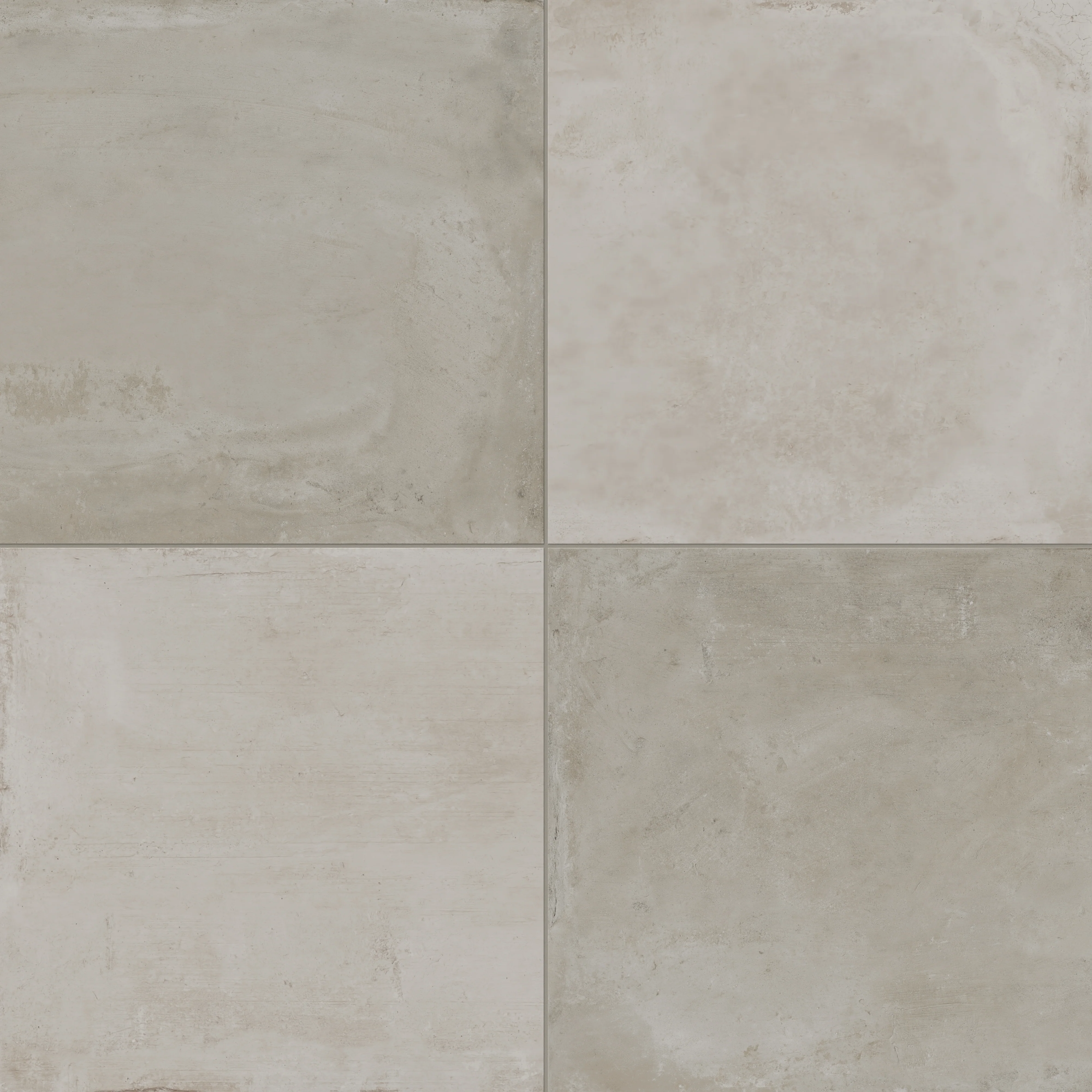 Ramsey 24 x 24 Checkerboard Grip 2cm Porcelain Paver Tile in Putty & Chalk - Image 6