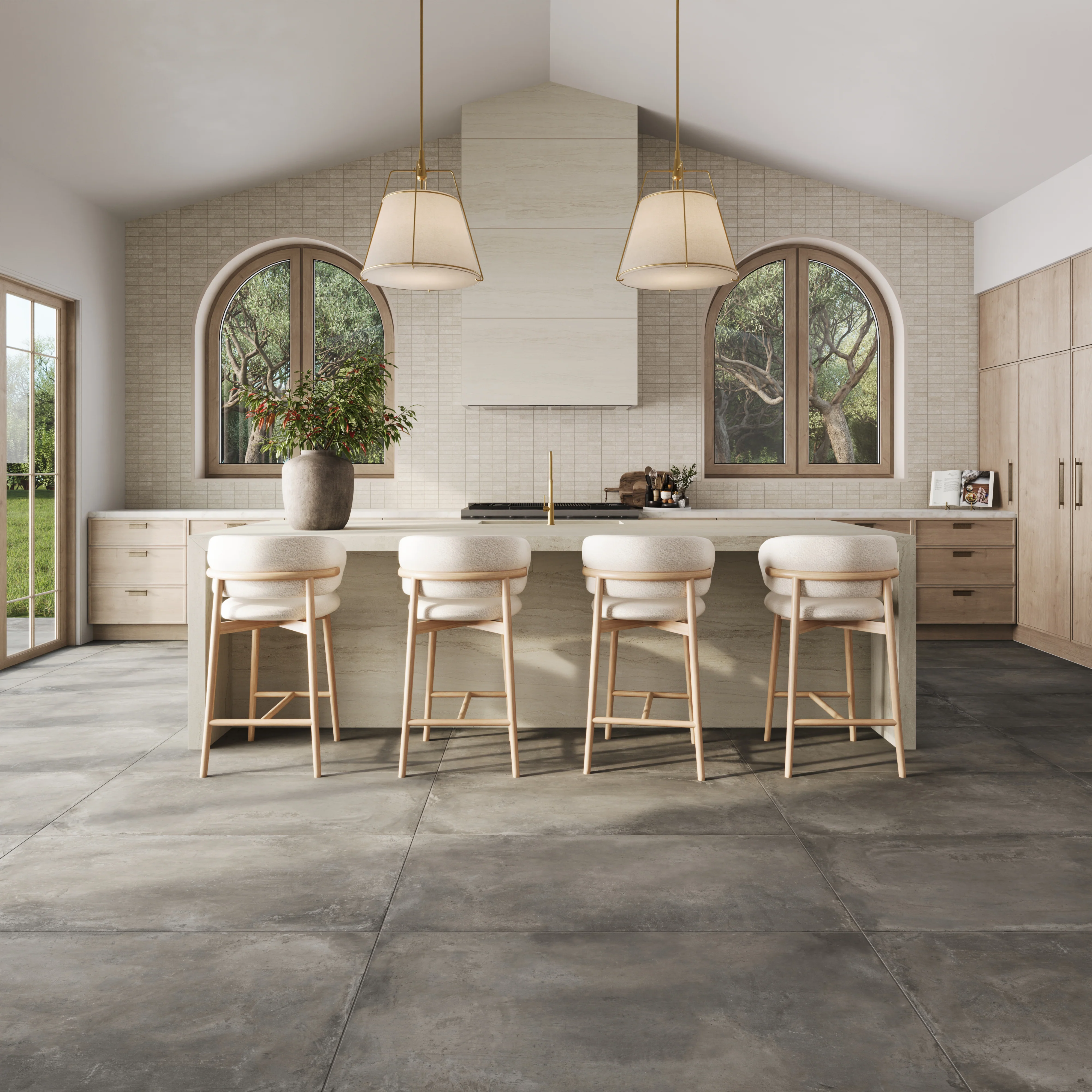 Ramsey 24 x 48 Matte Porcelain Tile in Plumb - Image 4