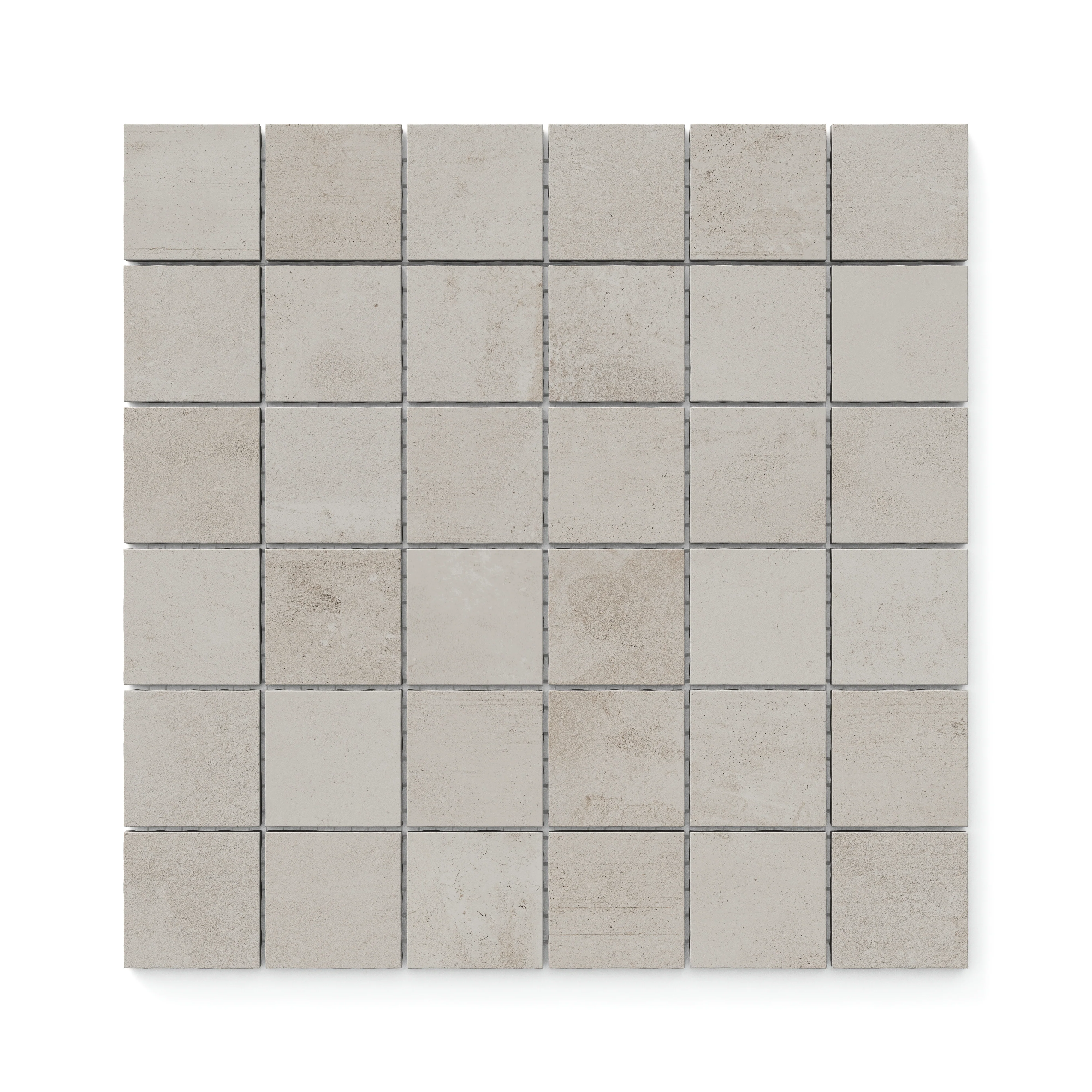 Ramsey 2 x 2 Matte Porcelain Mosaic Tile in Chalk