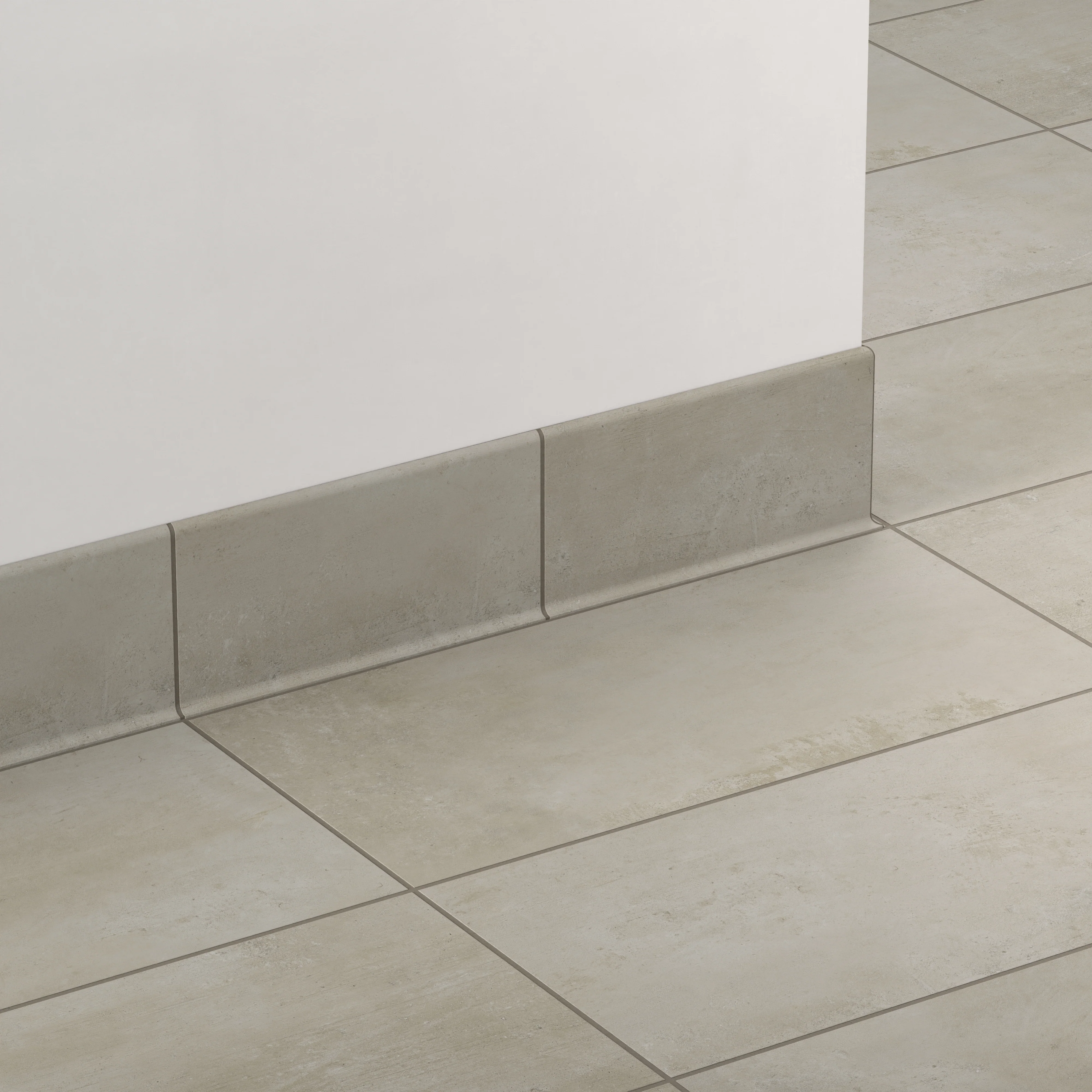 Ramsey 6 x 12 Matte Porcelain Cove Base Tile in Putty - Image 3