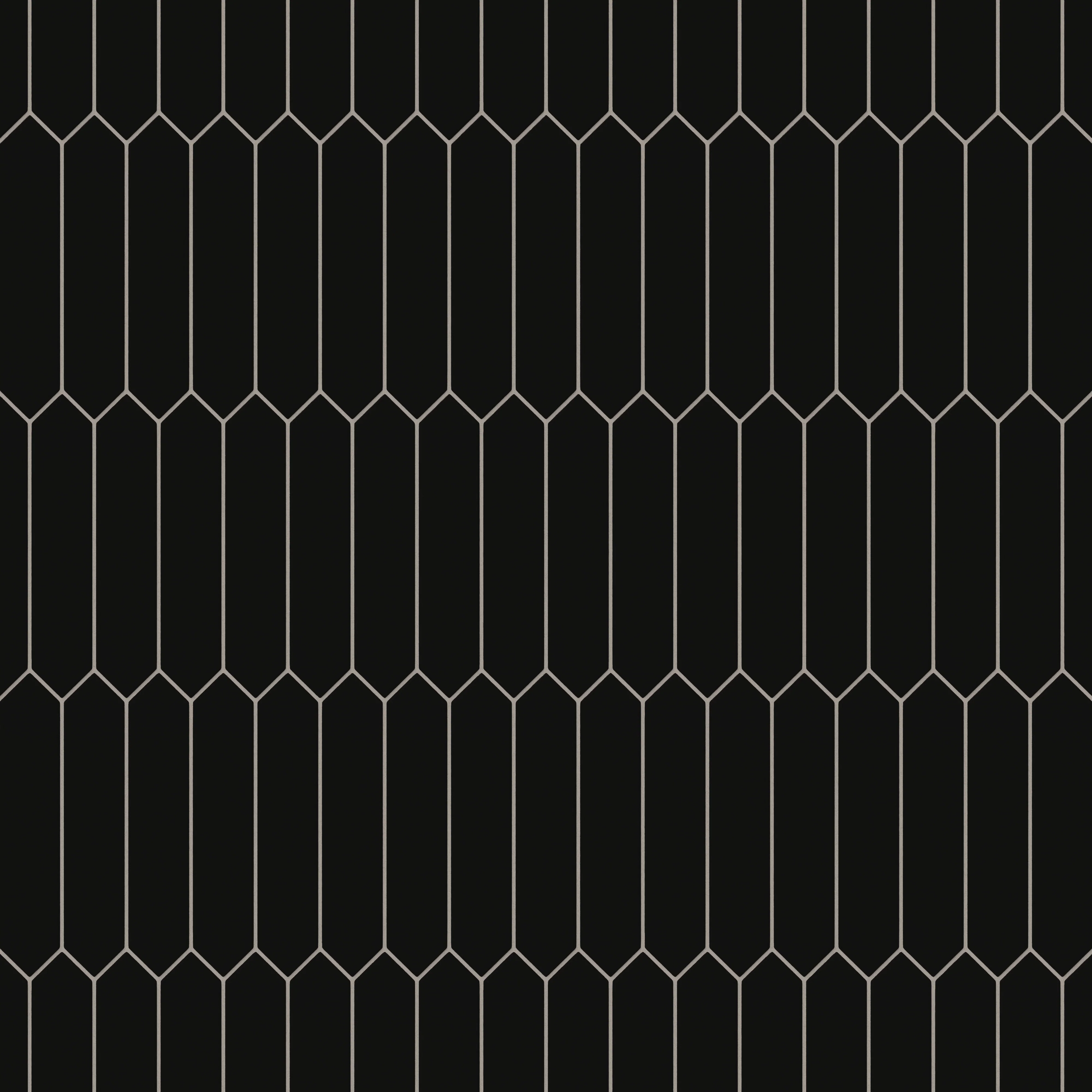 Reagan 2 x 10 Glossy Ceramic Picket Tile in Midnight - Image 5