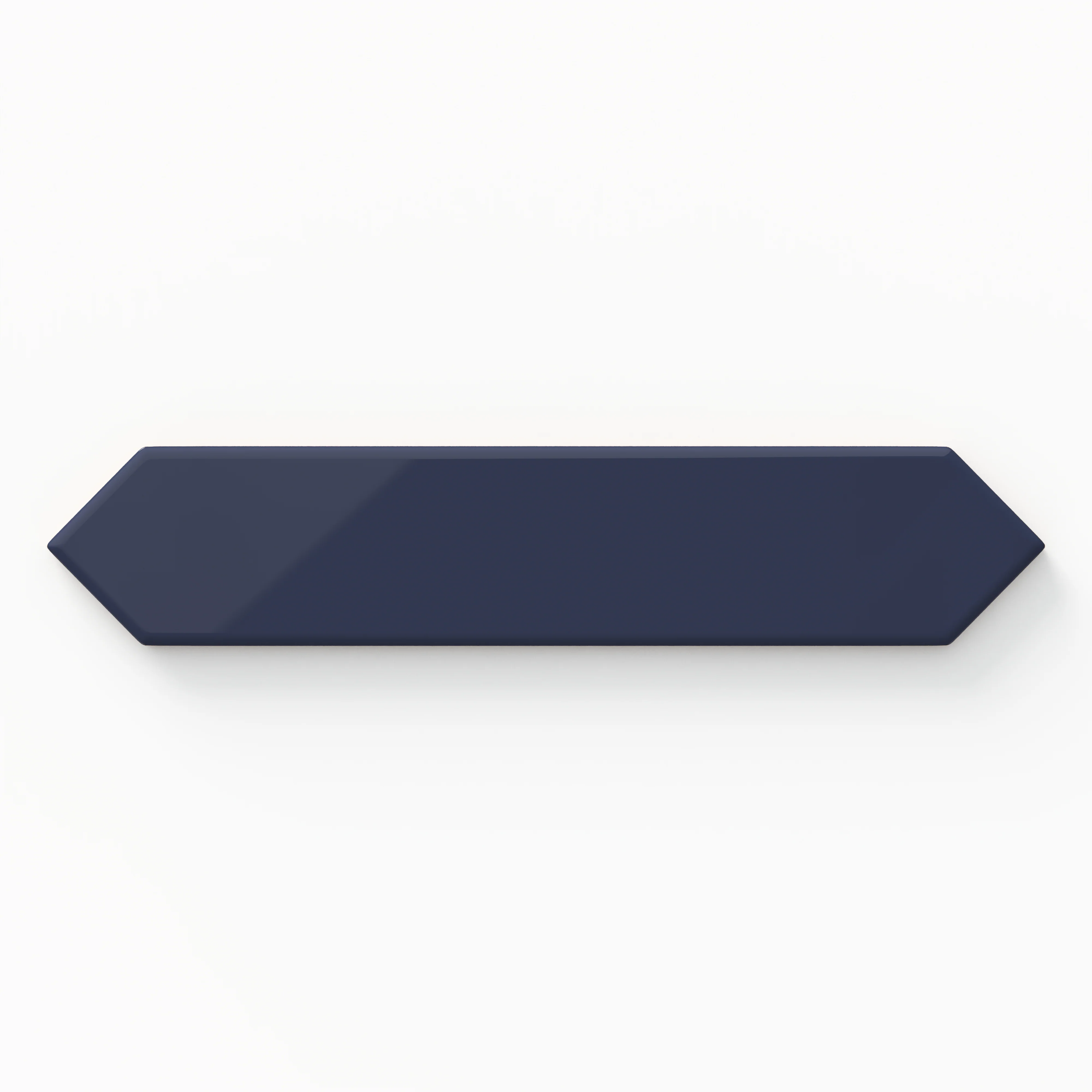 Reagan 2 x 10 Glossy Ceramic Picket Tile in Navy - Image 2