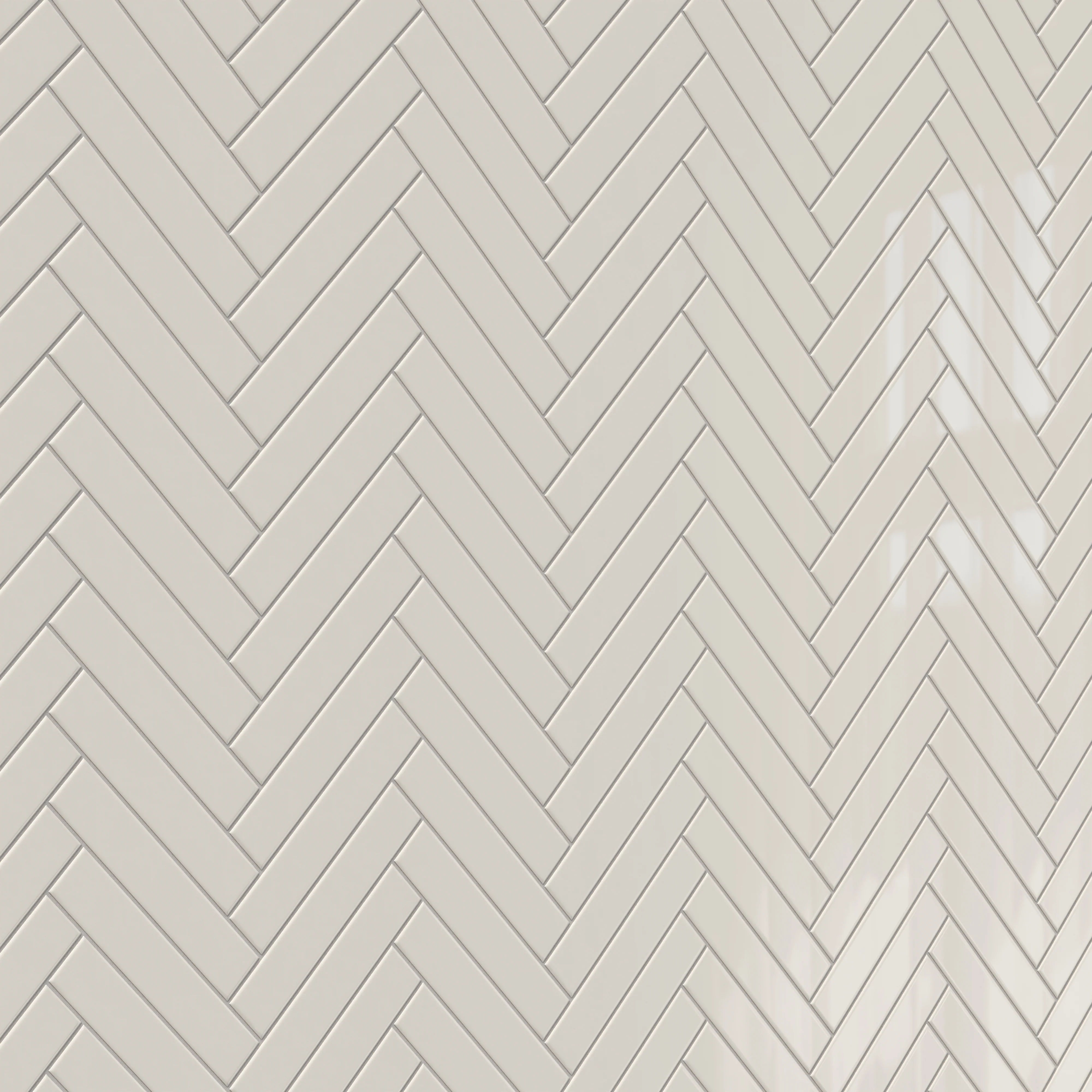 Reagan 2 x 10 Glossy Ceramic Tile in Gris - Image 10