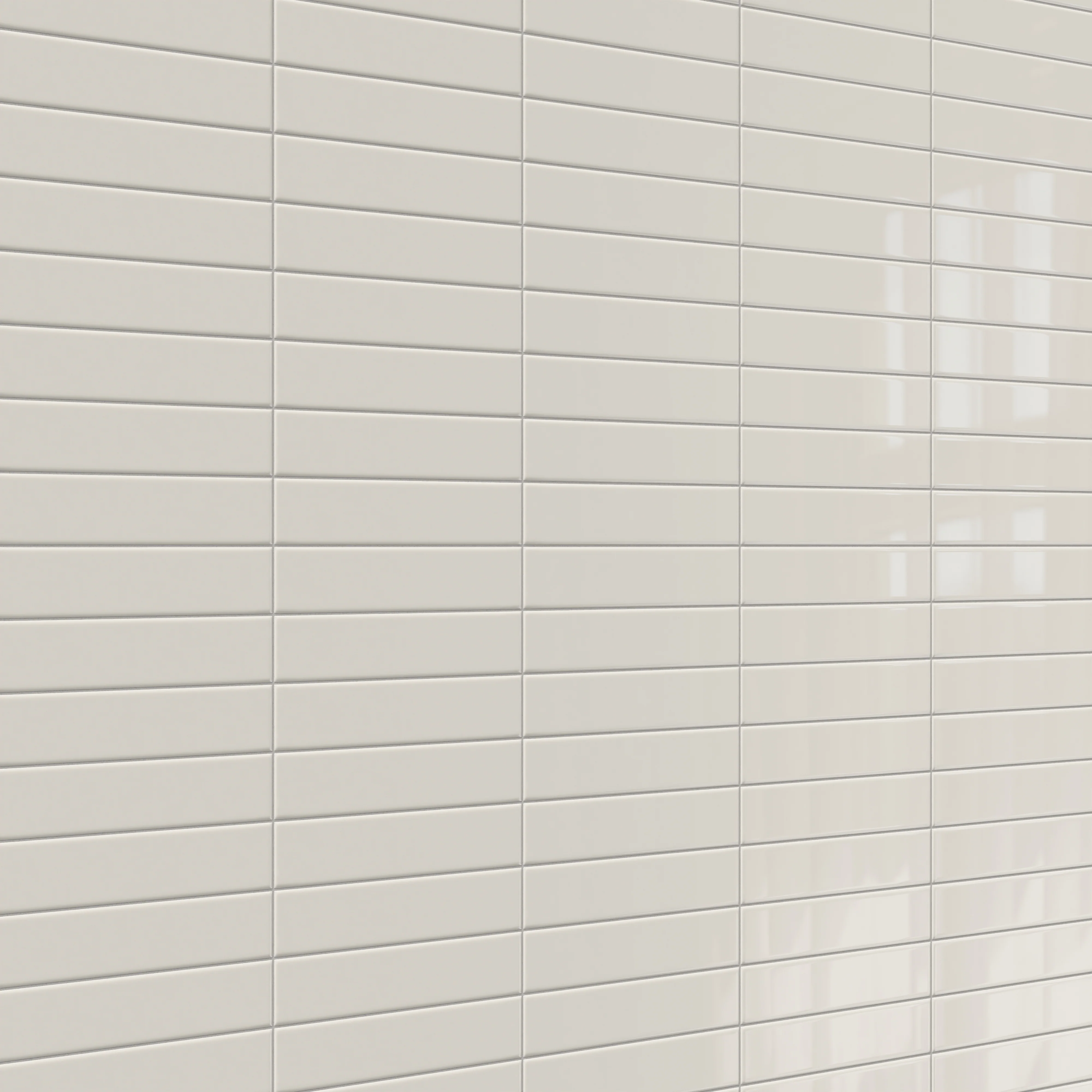 Reagan 2 x 10 Glossy Ceramic Tile in Gris - Image 4