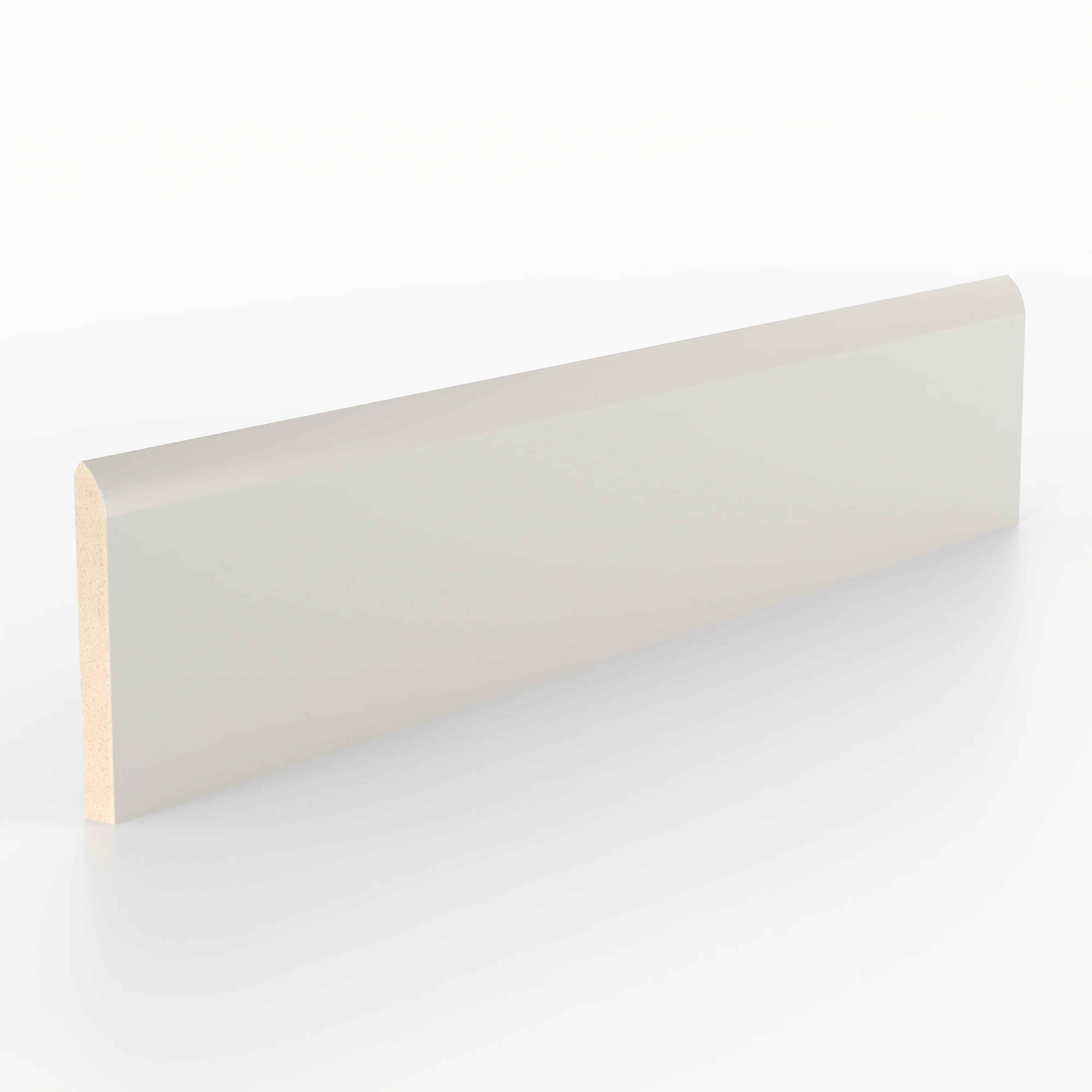 Reagan 2 x 10 Matte Ceramic Bullnose Tile in Gris - Image 2