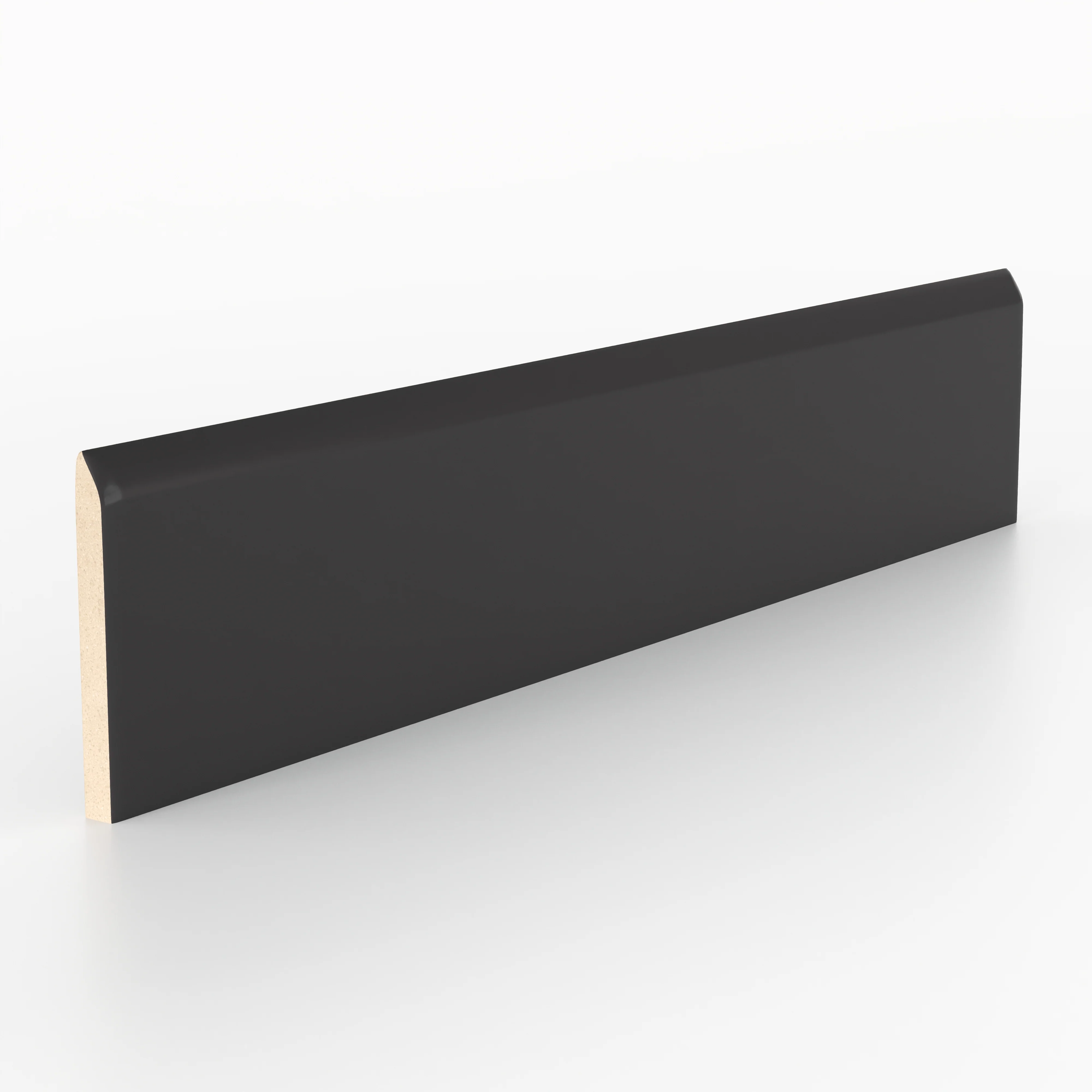 Reagan 2 x 10 Matte Ceramic Bullnose Tile in Midnight - Image 2