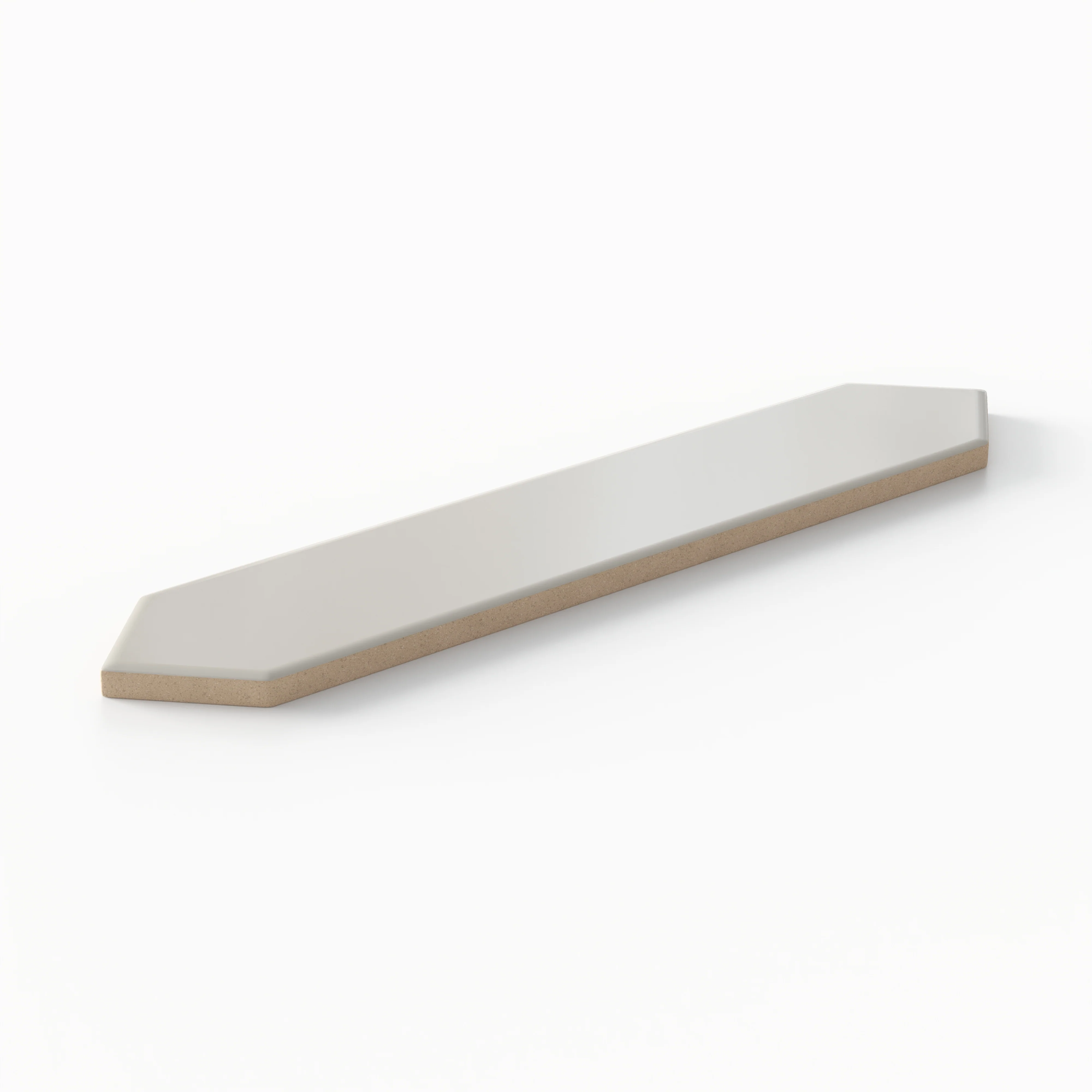 Reagan 2 x 10 Matte Ceramic Picket Tile in Gris - Image 3