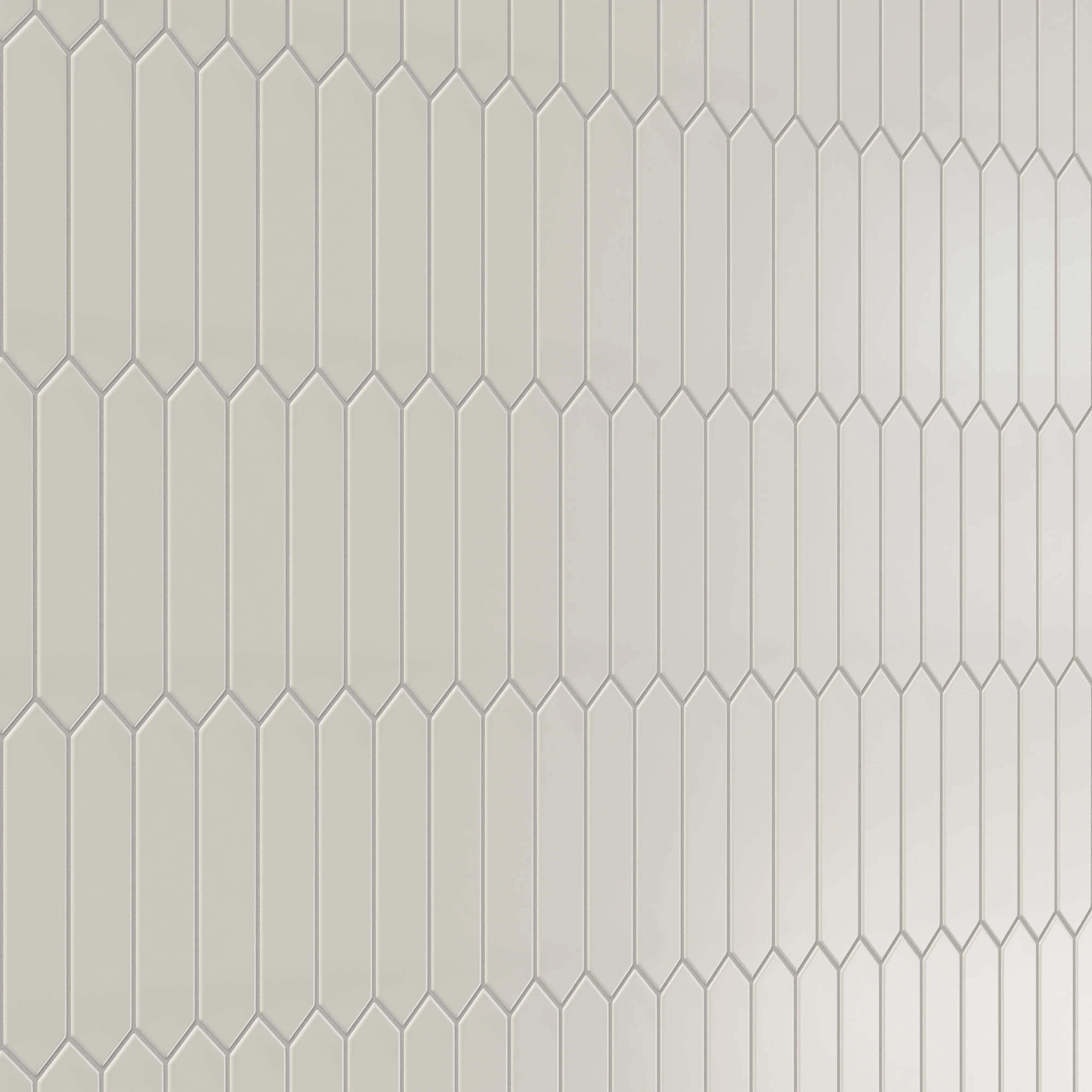Reagan 2 x 10 Matte Ceramic Picket Tile in Gris - Image 4