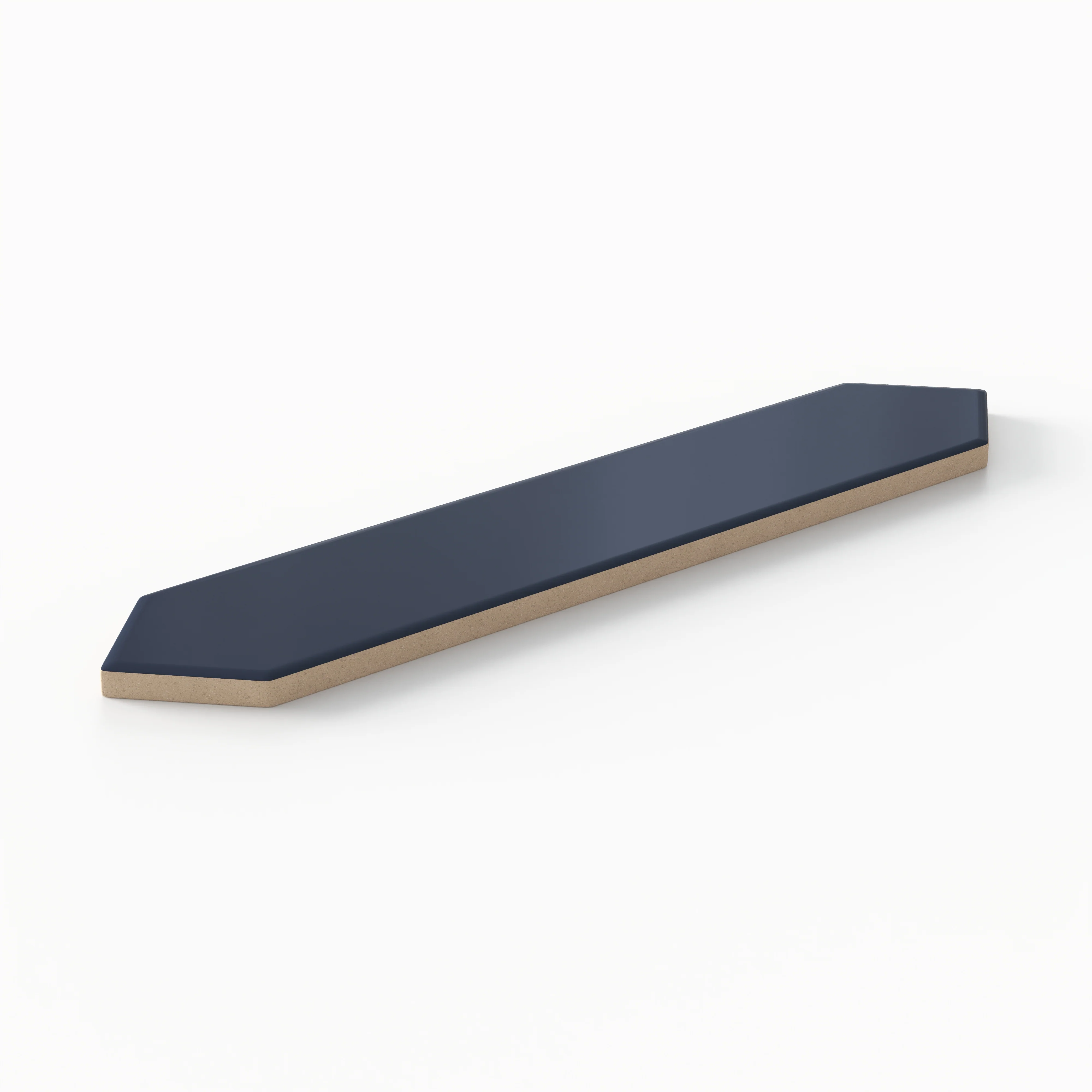 Reagan 2 x 10 Matte Ceramic Picket Tile in Navy - Image 3