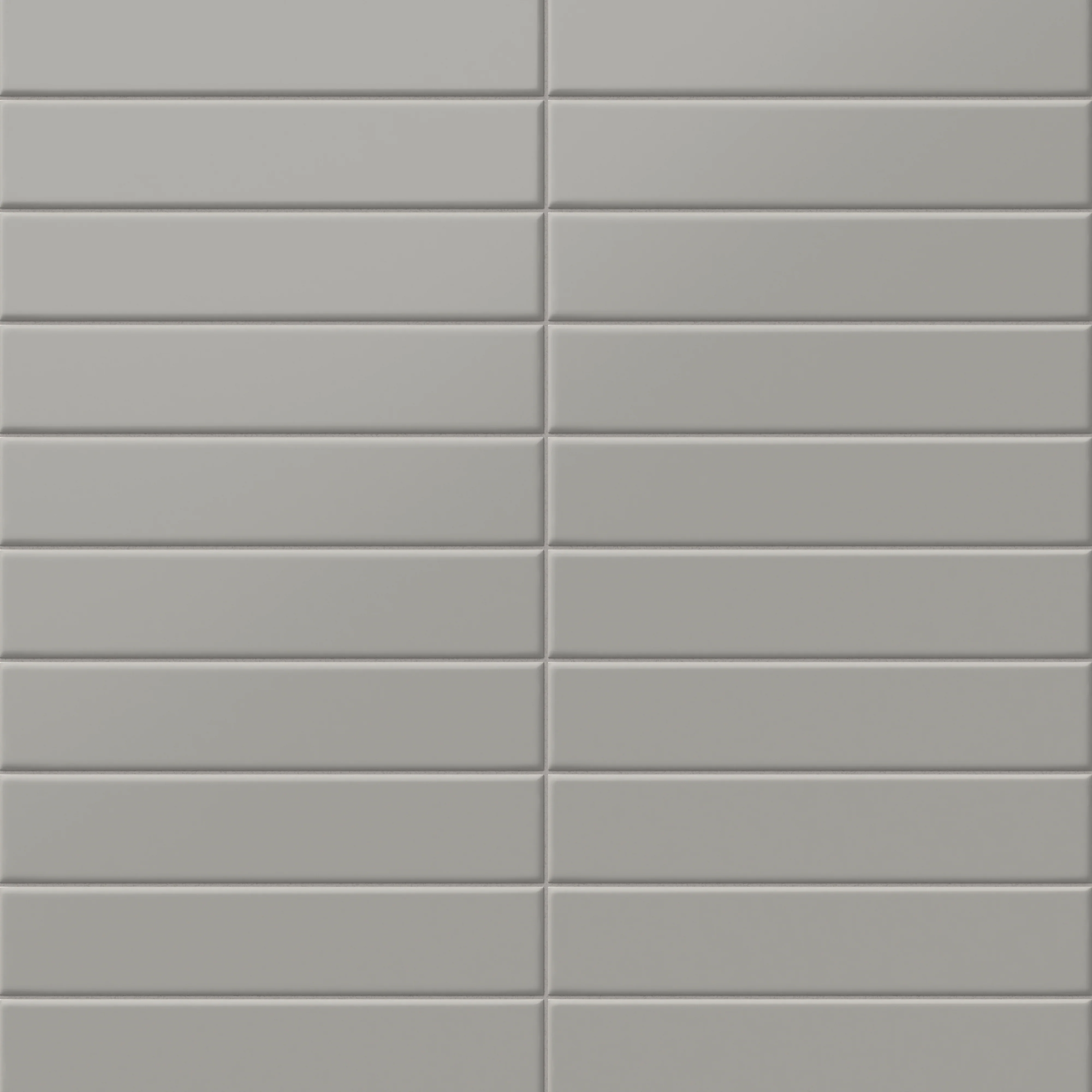 Reagan 2 x 10 Matte Ceramic Tile in Acero