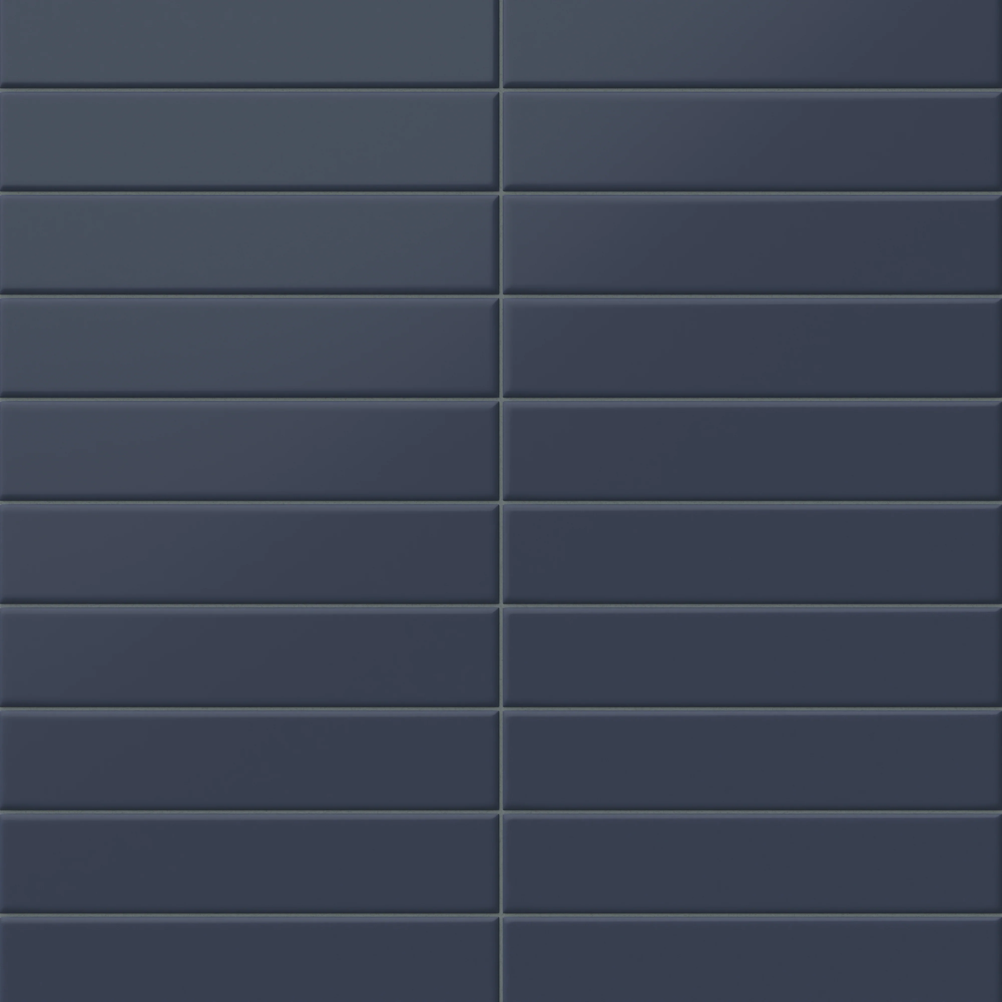 Reagan 2 x 10 Matte Ceramic Tile in Navy