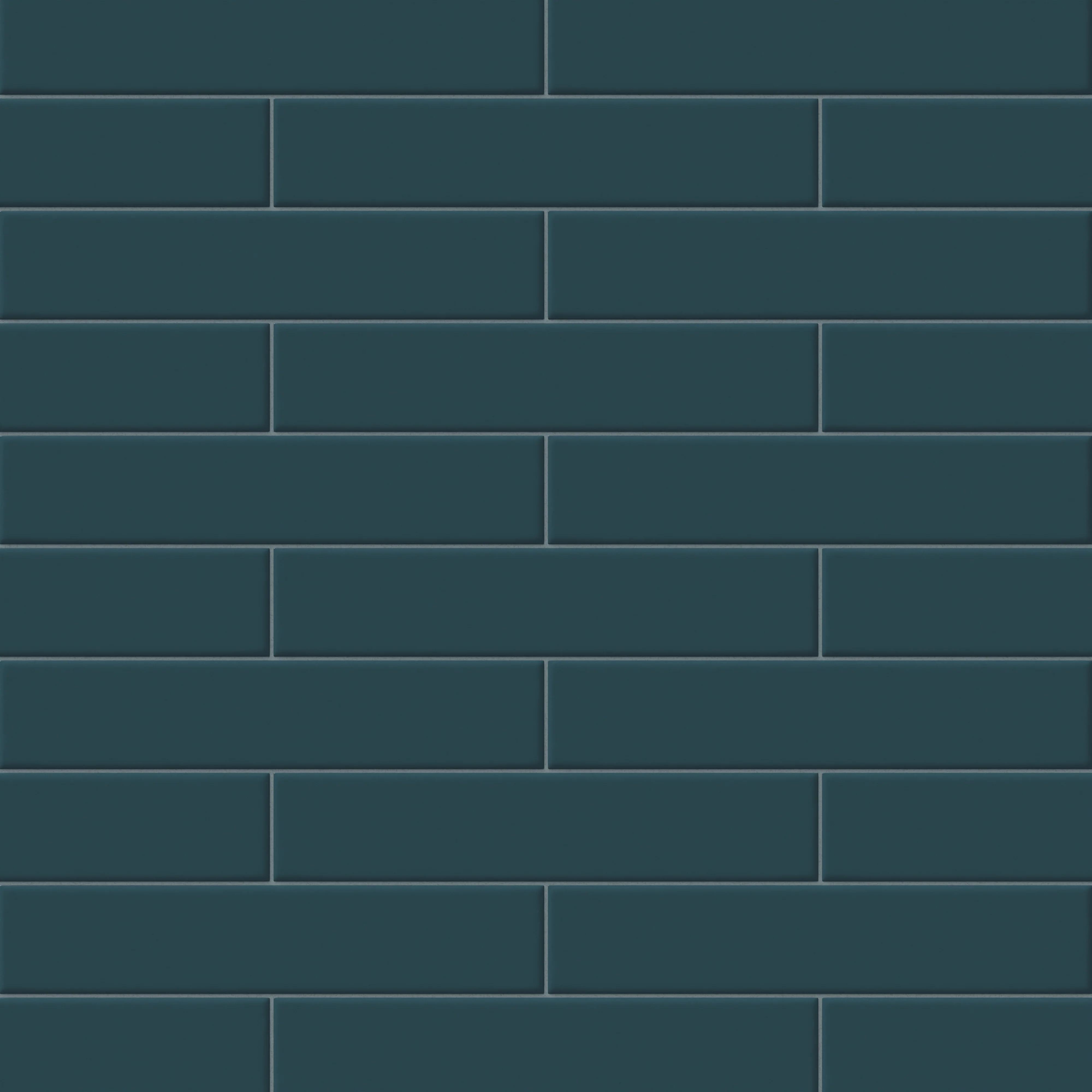 Reagan 2 x 10 Matte Ceramic Tile in Teal - Image 7