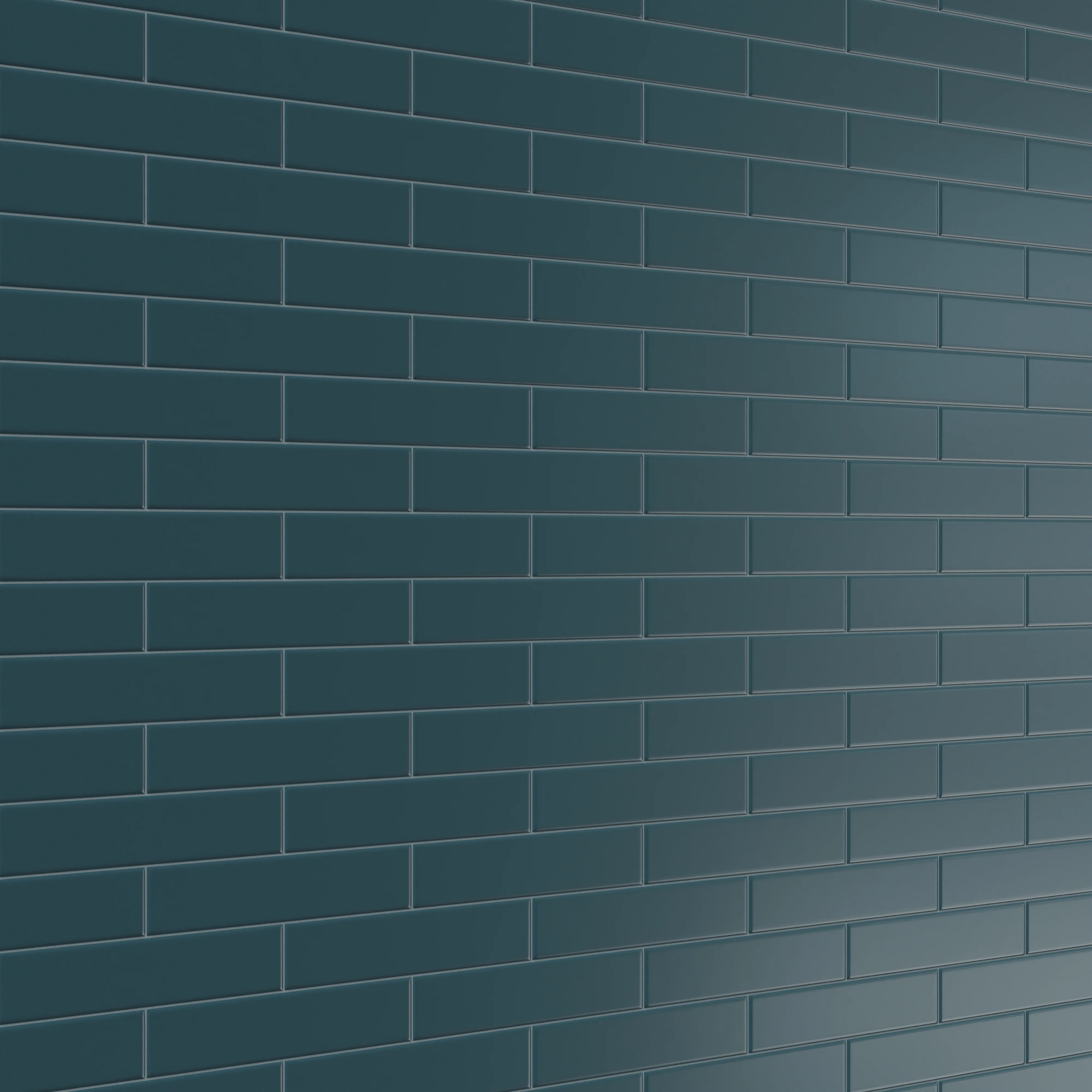 Reagan 2 x 10 Matte Ceramic Tile in Teal - Image 8