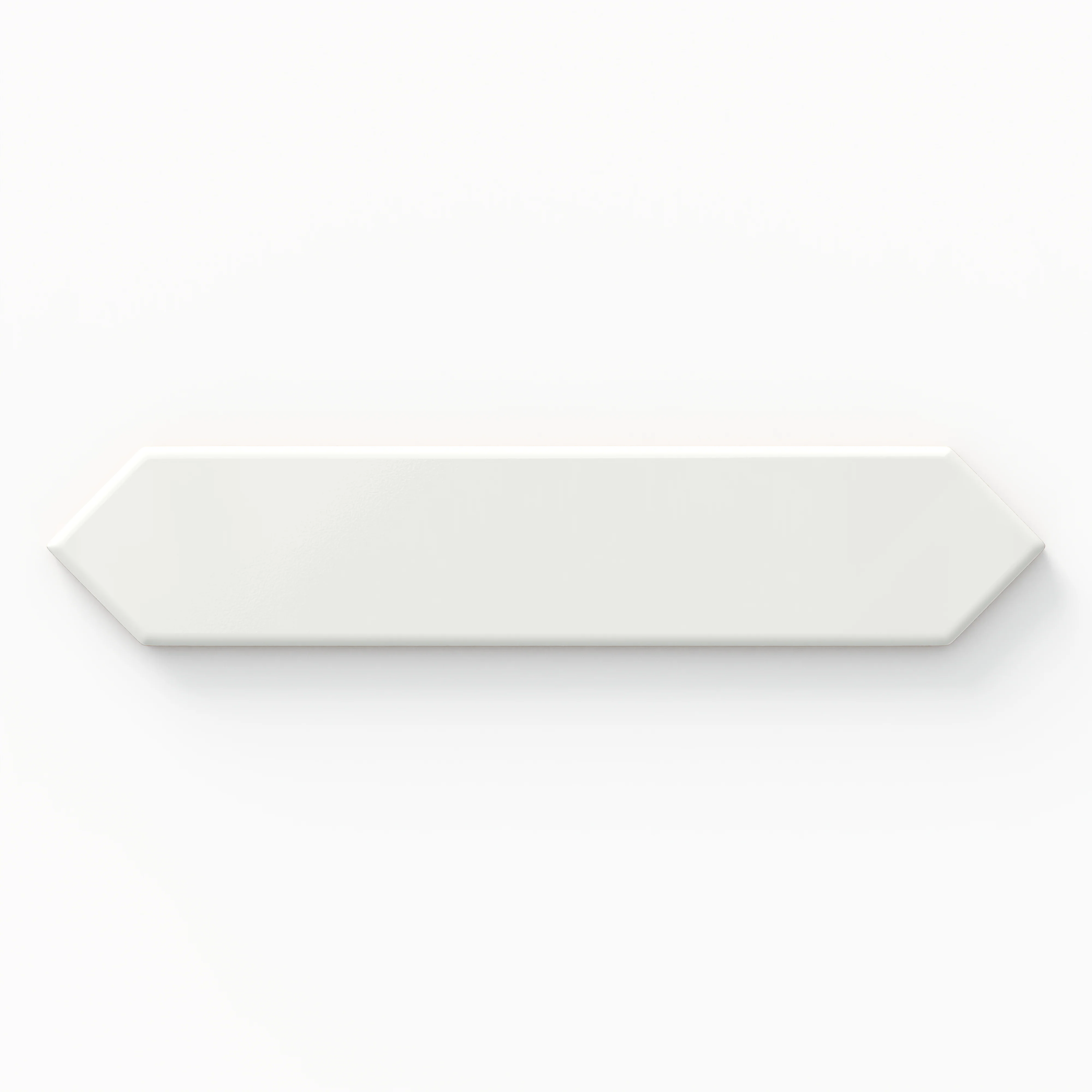 Reagan 2 x 10 Glossy Ceramic Picket Tile in Blanco - Image 2