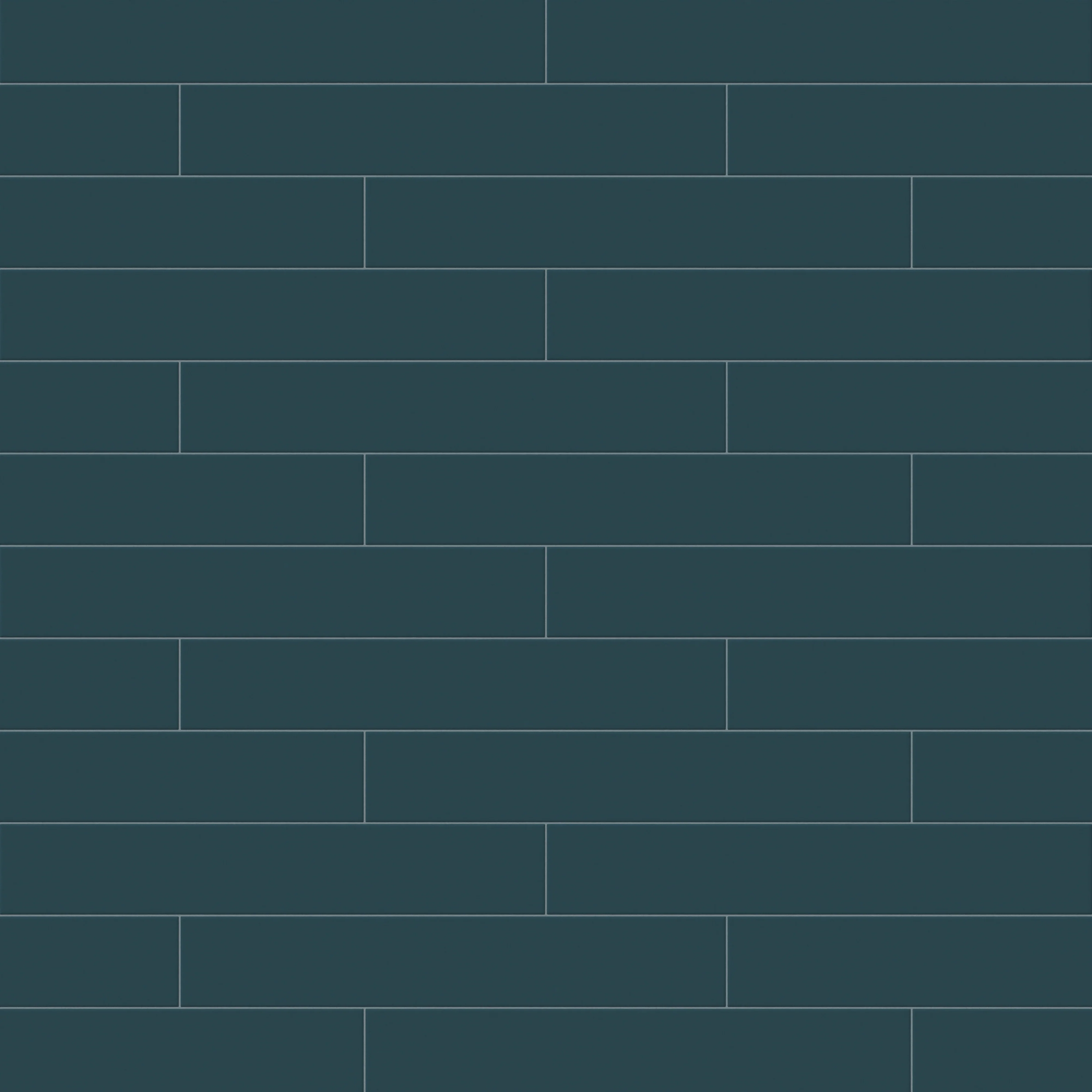 Reagan 4 x 24 Matte Porcelain Tile in Teal - Image 8