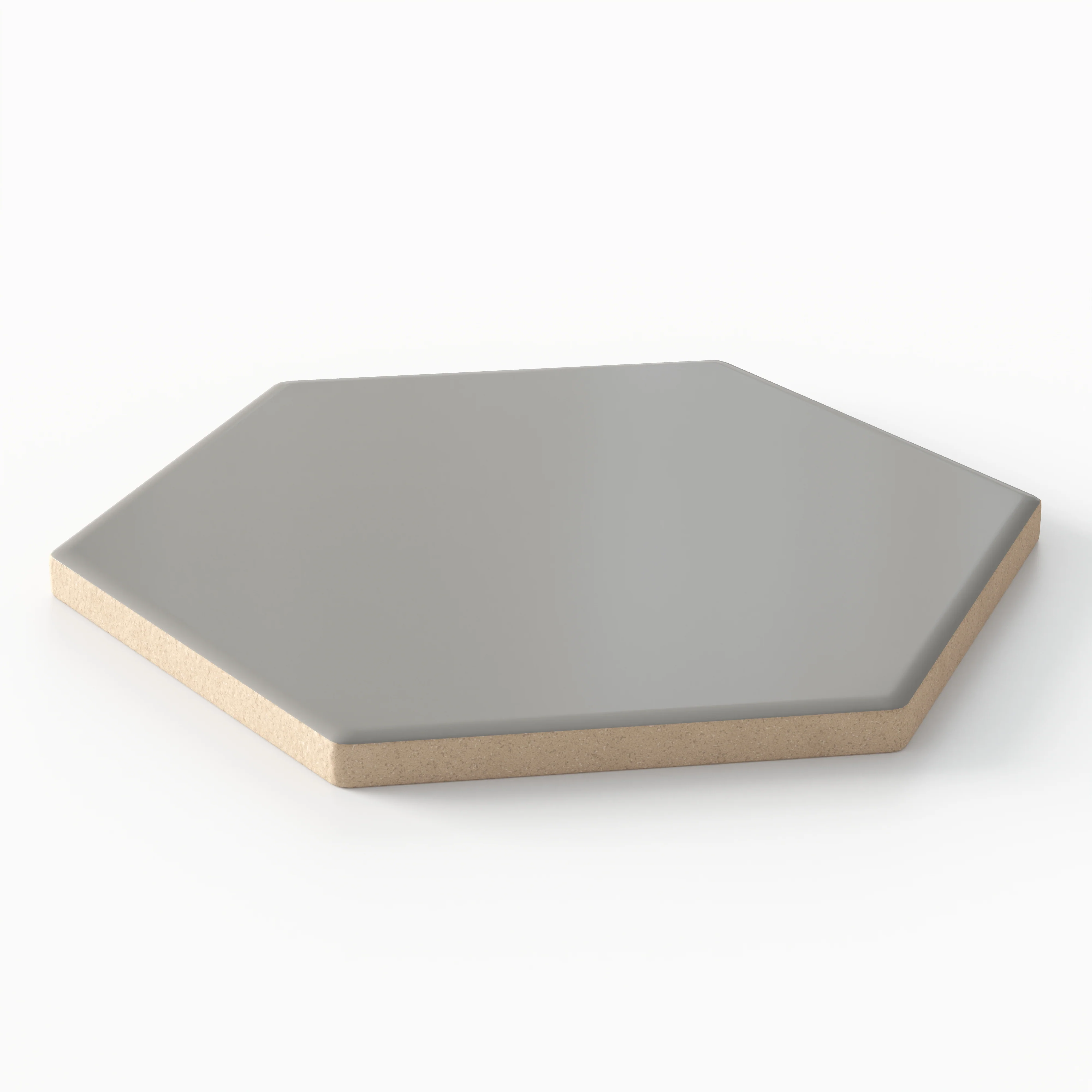 Reagan 5 x 6 Matte Porcelain Hexagon Tile in Acero - Image 3